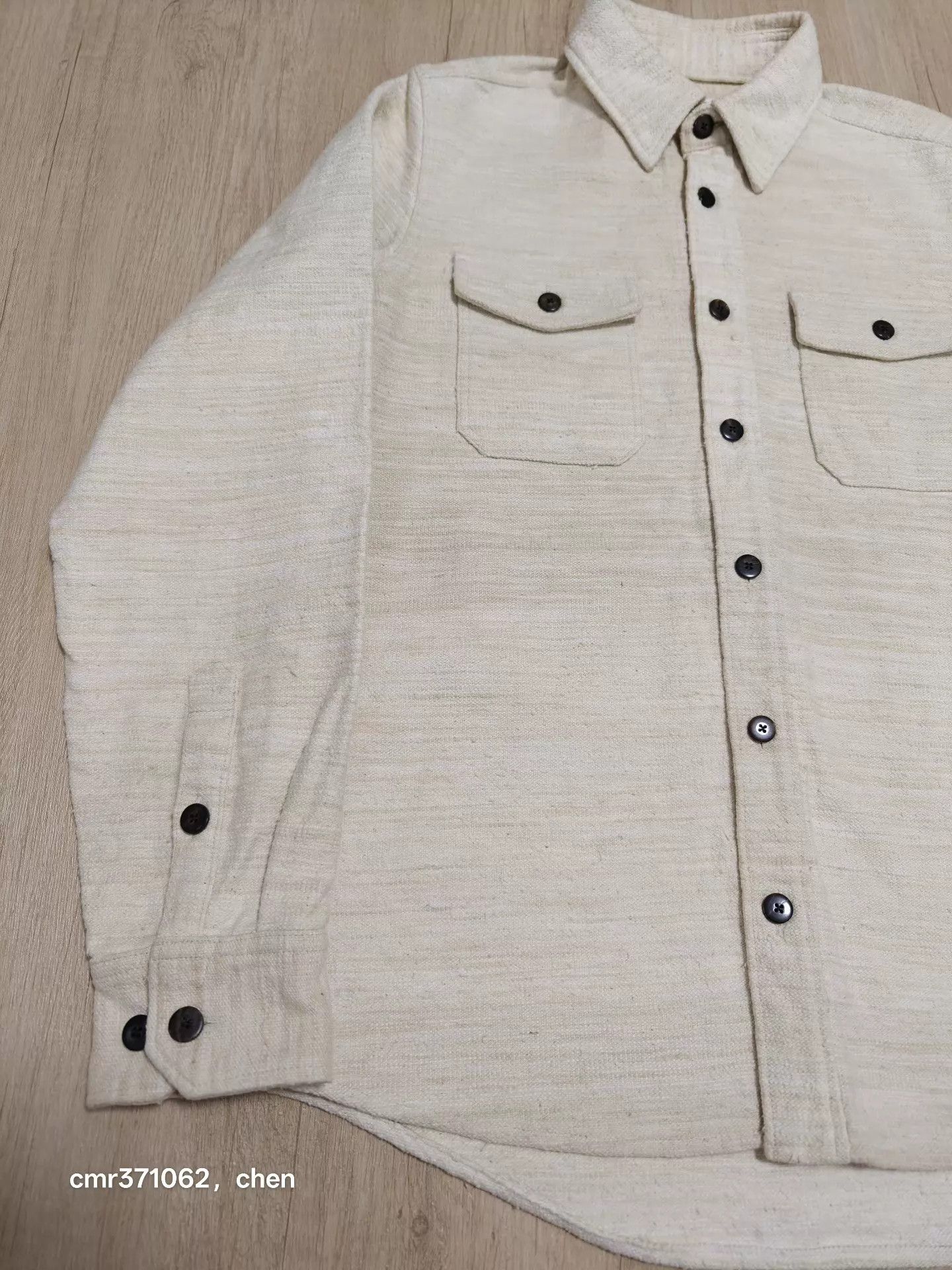 Visvim VISVIM 19AW SPOT BLACK ELK FLANNEL N.D MUD2 Bone Button Size US M / EU 48-50 / 2 - 2 Thumbnail