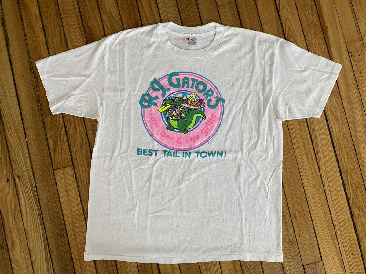 Hanes × Vintage 1986 “r.j gators” Tshirt Jupiter Florida XL Size US XL / EU 56 / 4 - 1 Thumbnail