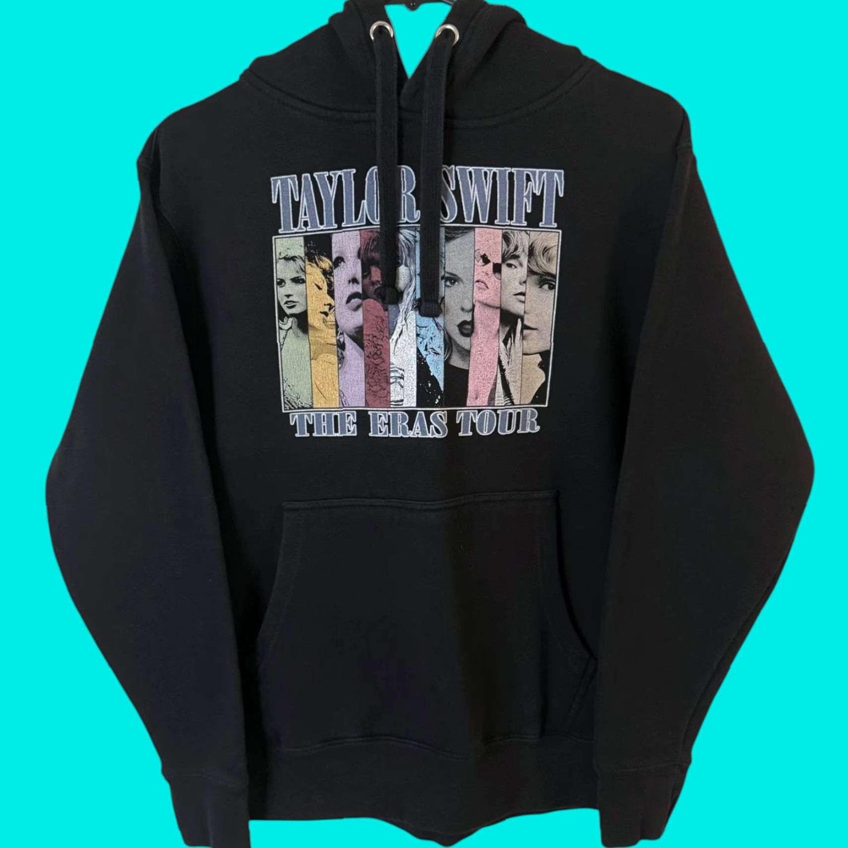 Vintage VINTAGE Taylor Swift The Eras Tour Concert Hoodie Sweatshirt Black Women's Size Small Size S / US 4 / IT 40 - 1 Thumbnail