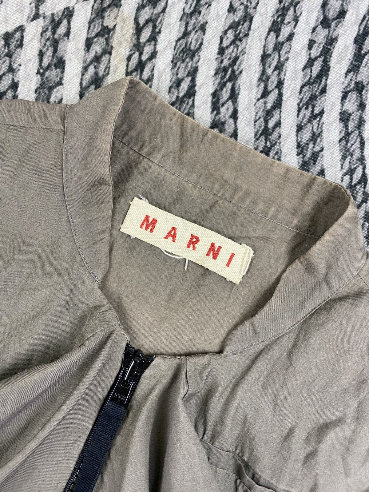 Marni 🔥 MARNI Halfzipper Lace Style Sleeveless Jacket Size S / US 4 / IT 40 - 6 Thumbnail