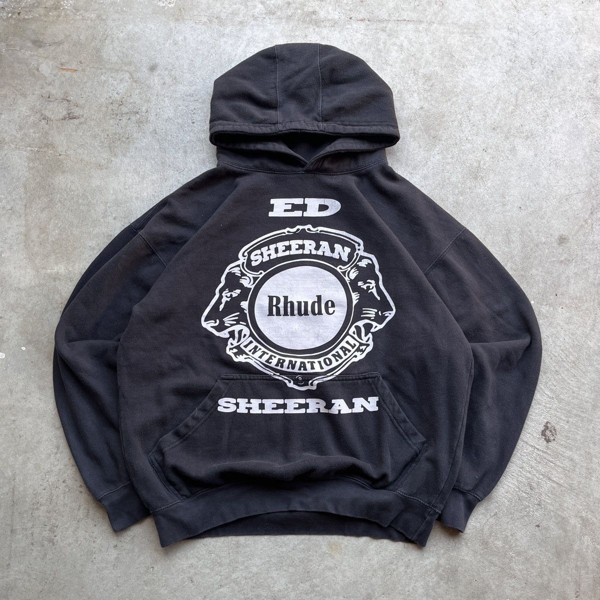 Rhude Rhude x Ed Sheeran International Tour Black Hoodie Size US XL / EU 56 / 4 - 1 Thumbnail