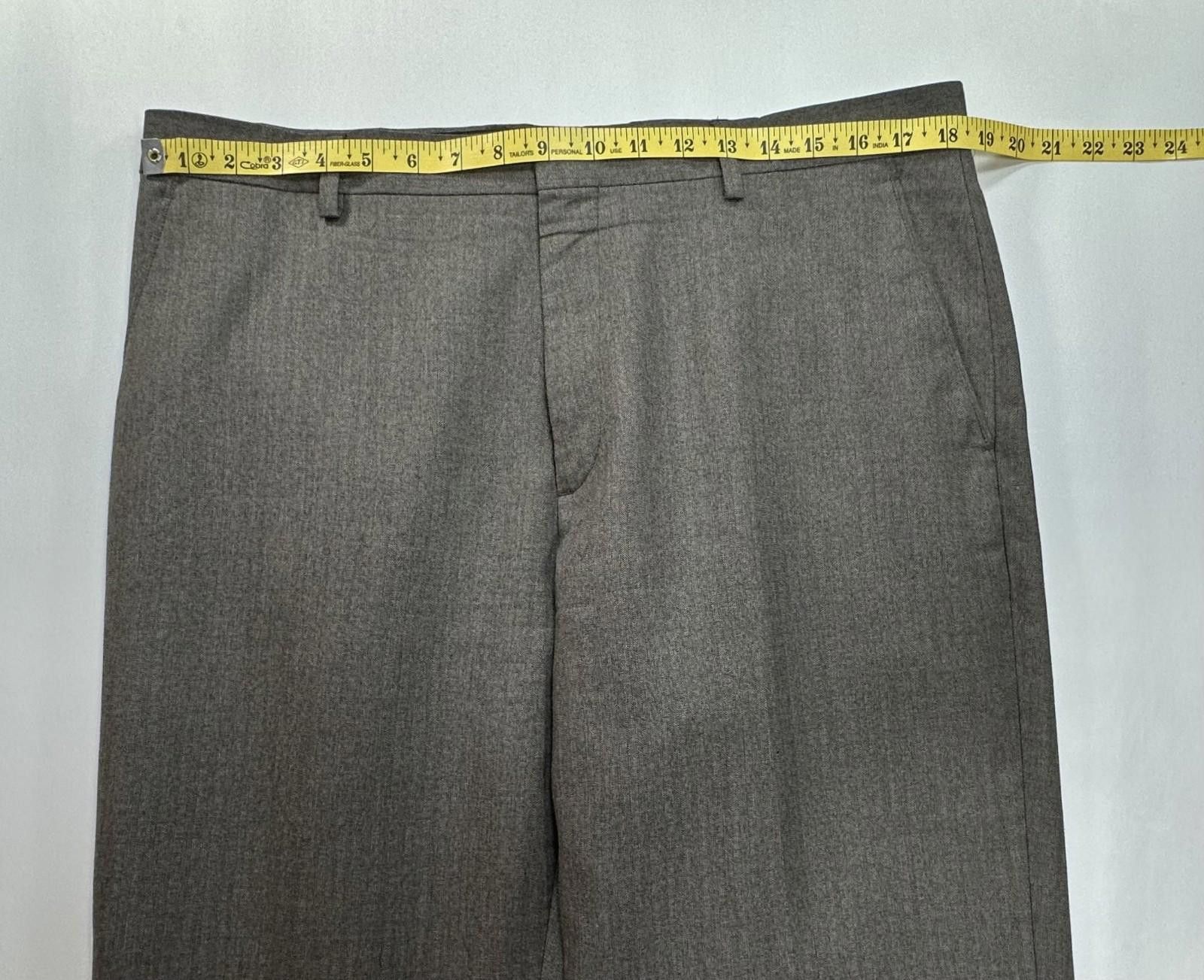 Banana Republic Banana Republic Tailored Fit Dress Pants Brown Mens 36/34 Size US 36 / EU 52 - 3 Thumbnail