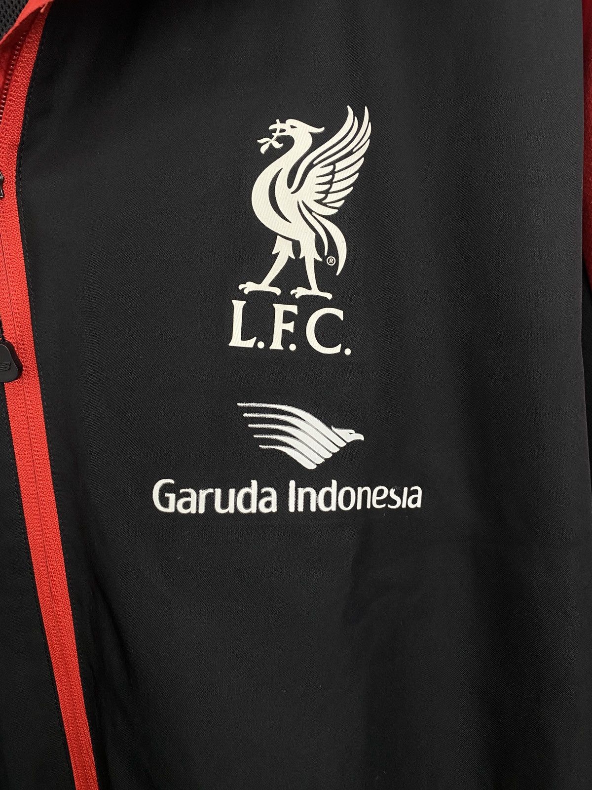 New Balance 🏴󠁧󠁢󠁥󠁮󠁧󠁿 Liverpool New Balance Zip Hoodie Soccer Jersey Rare Retro Size US XXL / EU 58 / 5 - 4 Thumbnail