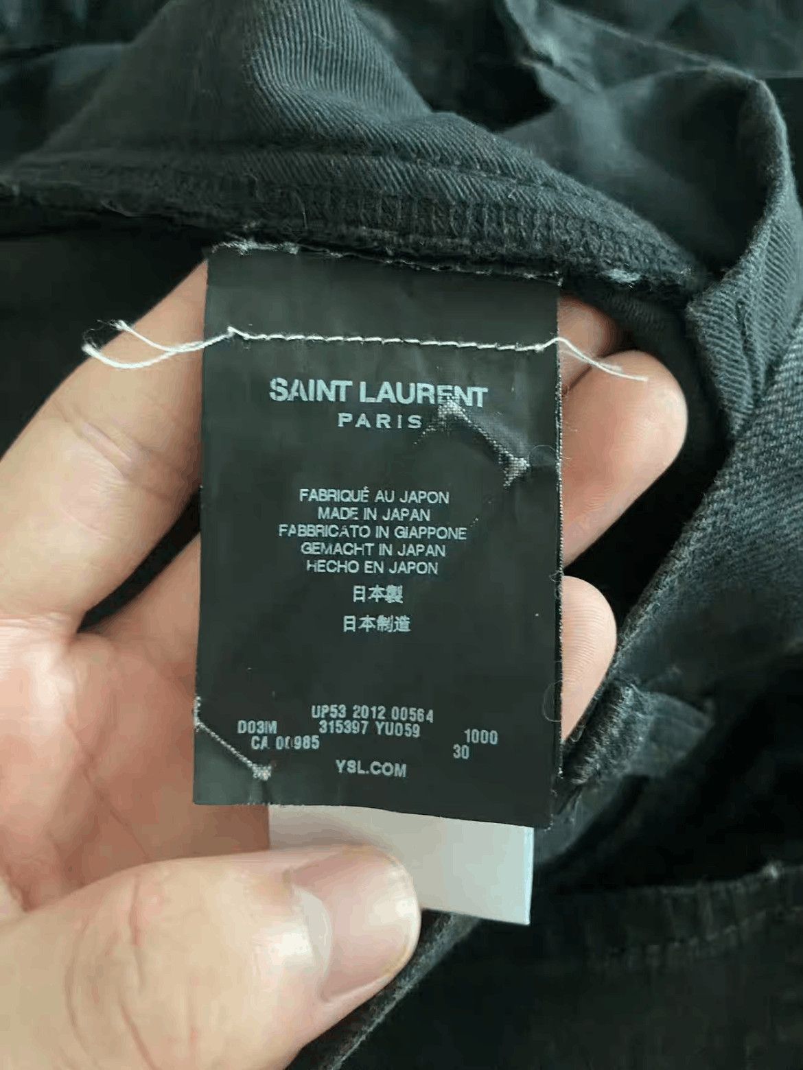 Saint Laurent Paris Saint Laurent Paris 13SS Basic Denim Size US 30 / EU 46 - 5 Thumbnail