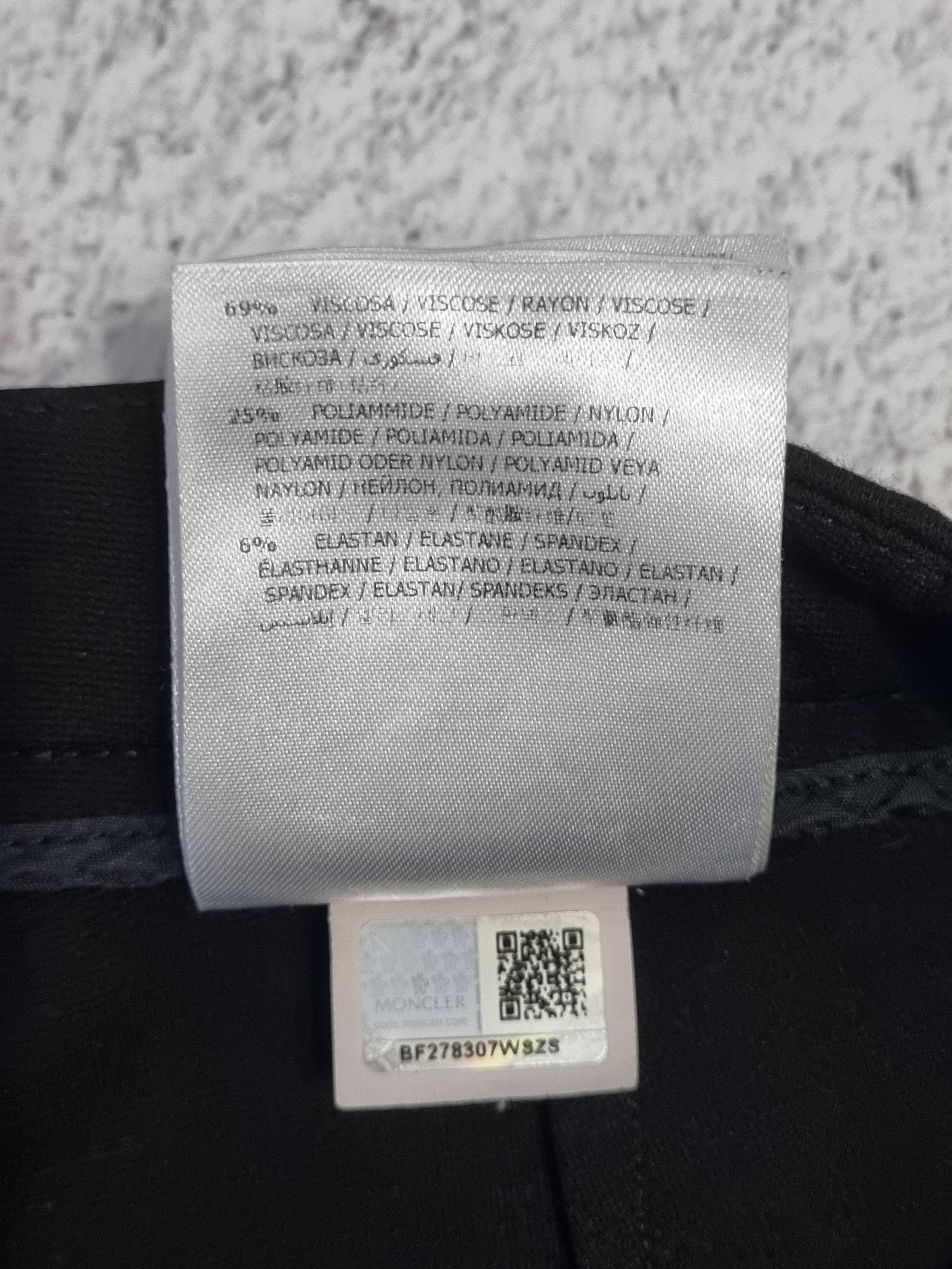 Moncler Moncler Black Pantalone Viscose Jegging Pants Size 30" / US 8 / IT 44 - 12 Thumbnail