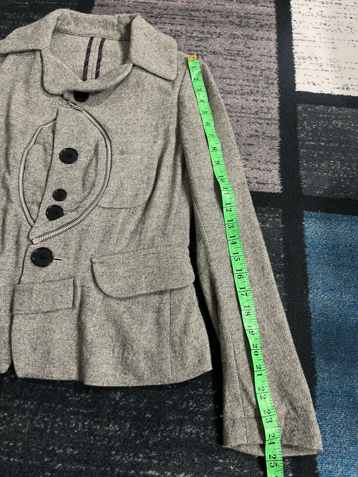 Japanese Brand × Vintage Vintage Unbrand Wool Jacket Size XS / US 0-2 / IT 36-38 - 22 Thumbnail