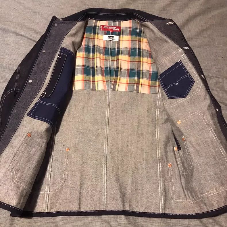 Junya Watanabe Junya watanabe Denim stitched jacket Size US S / EU 44-46 / 1 - 7 Thumbnail