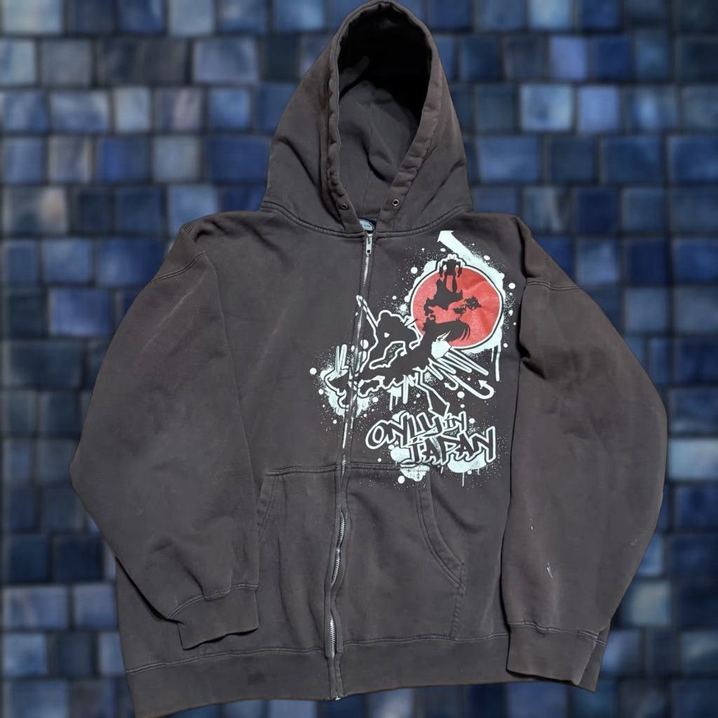 Vintage VINTAGE Only In Japan Gaming Video Games Zip Up Jacket Sweatshirt Mens XL BROWN 90s Gaming 3-in-1 Jacket Men XL Brown Size US XL / EU 56 / 4 - 1 Thumbnail