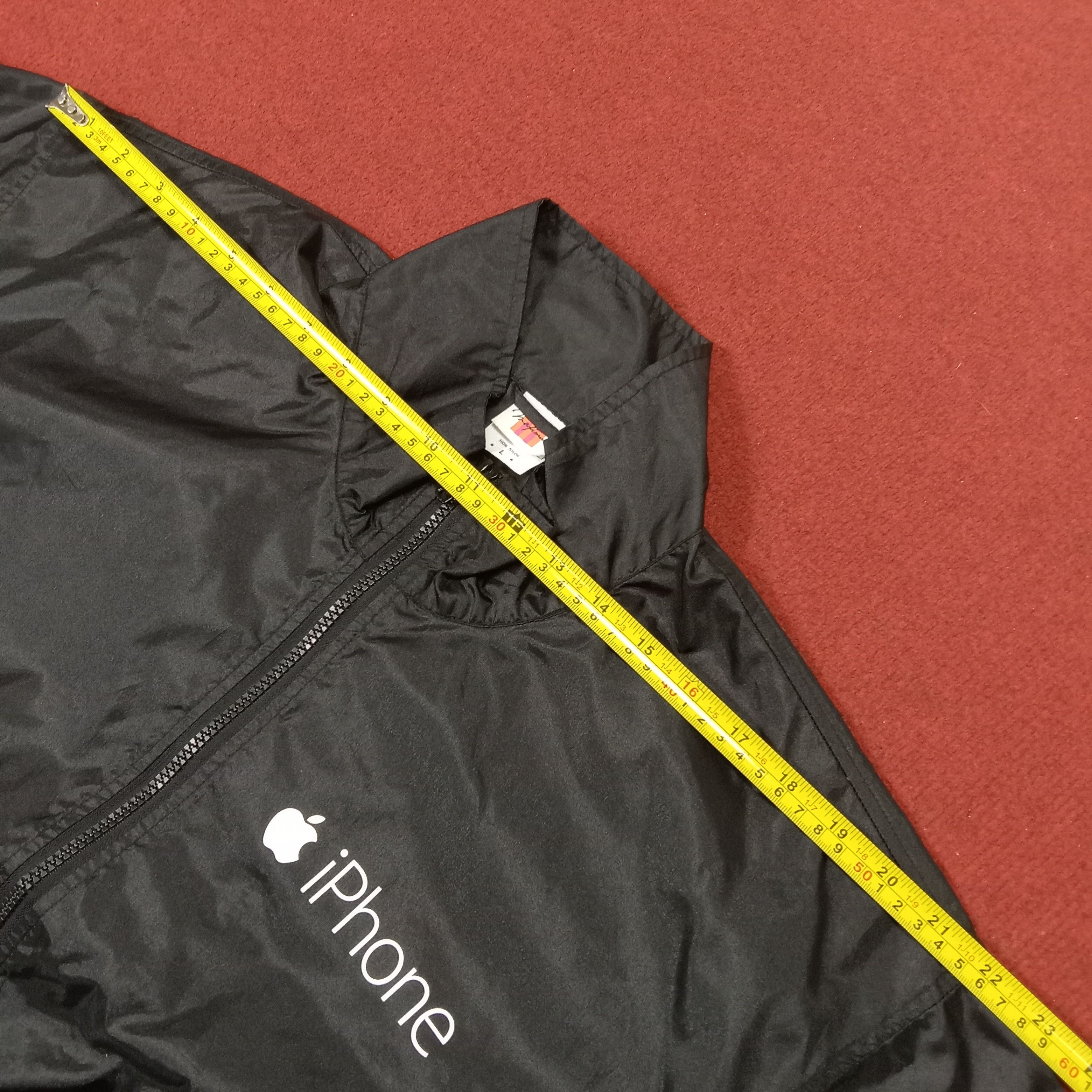 Apple × Vintage Apple iPhone Streetwear Logo Design Windbreaker Jacket Size US XL / EU 56 / 4 - 11 Thumbnail