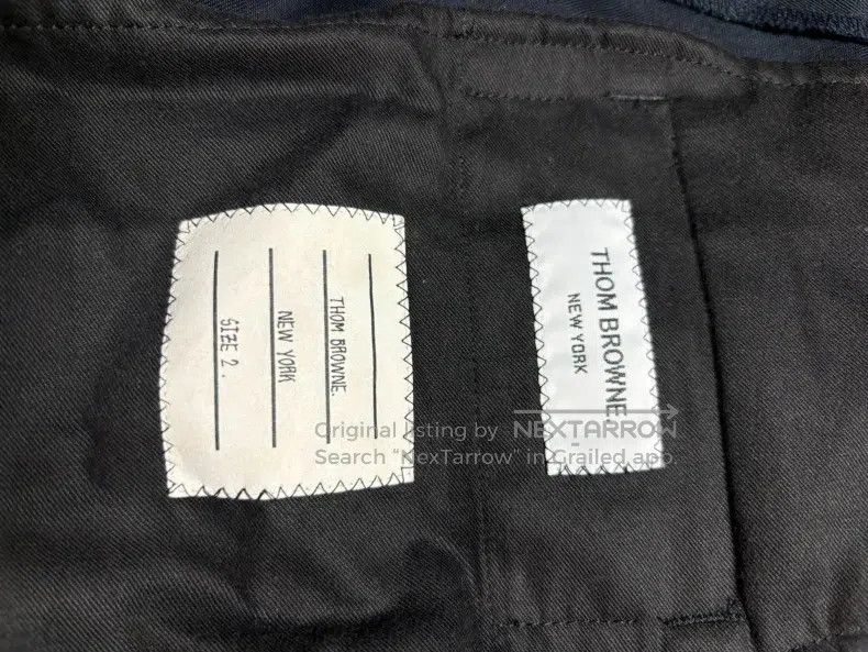 Thom Browne Thom Browne size 2 Suit Pants, Navy Blue Size US 27 - 4 Thumbnail