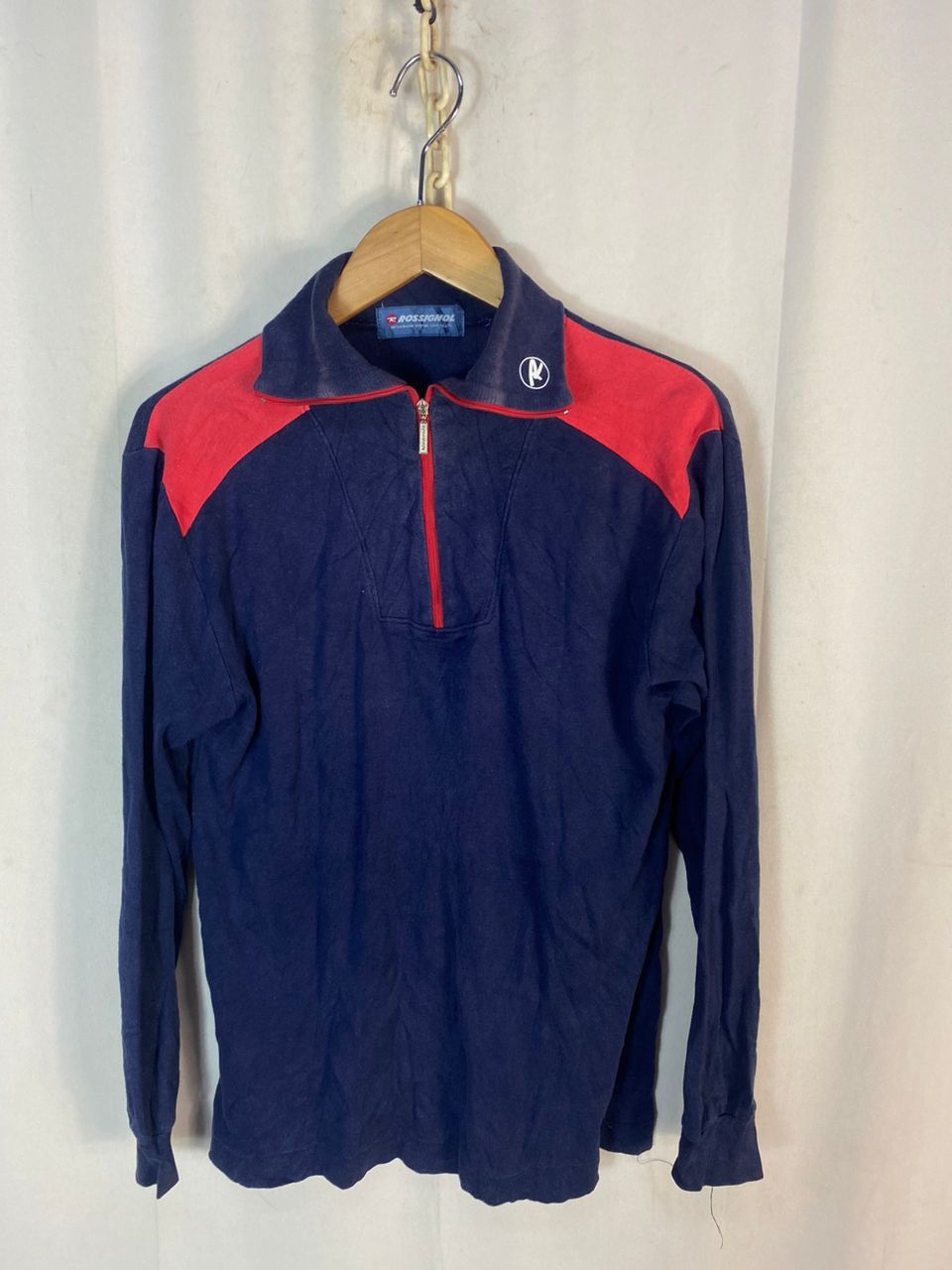Vintage Vintage rossignol half zipper long sleeve shirt Size US M / EU 48-50 / 2 - 2 Thumbnail