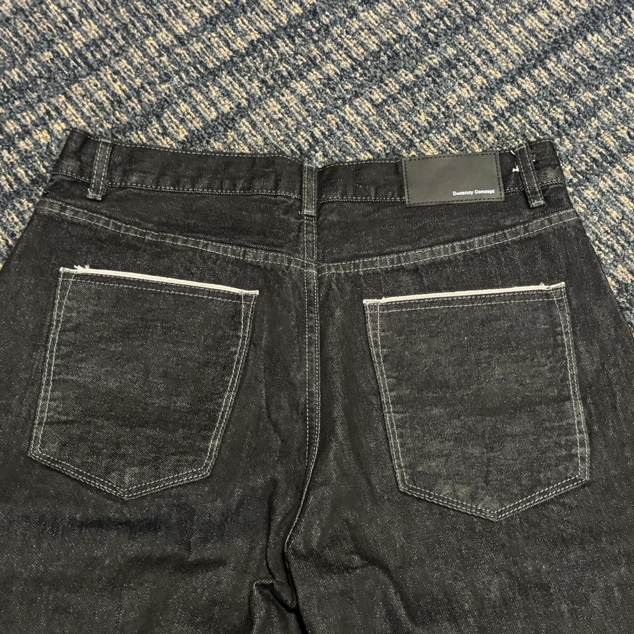 Other Black Japanese Selvedge Denim - 14oz Baggy Jeans Size 32 Size US 32 / EU 48 - 4 Thumbnail