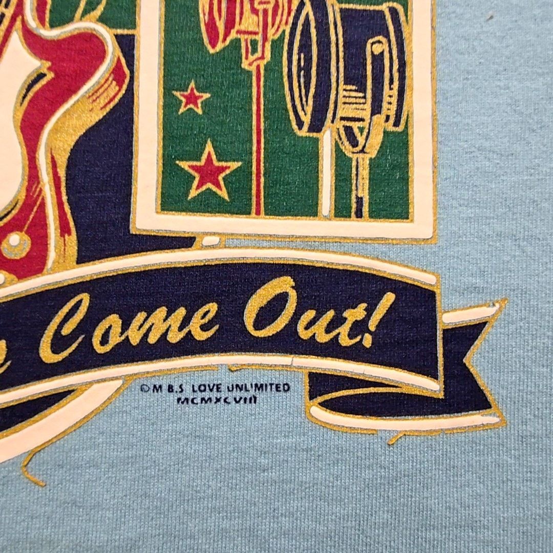 Fruit Of The Loom × Vintage Vintage Branson Missouri Shirt Blue Fruit of the Loom L Tee Size US L / EU 52-54 / 3 - 3 Thumbnail
