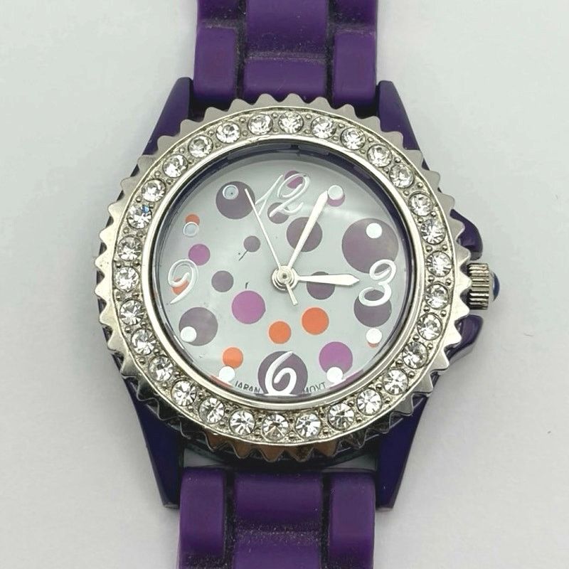Other Purple Crystal Dot Watch Size ONE SIZE - 3 Thumbnail