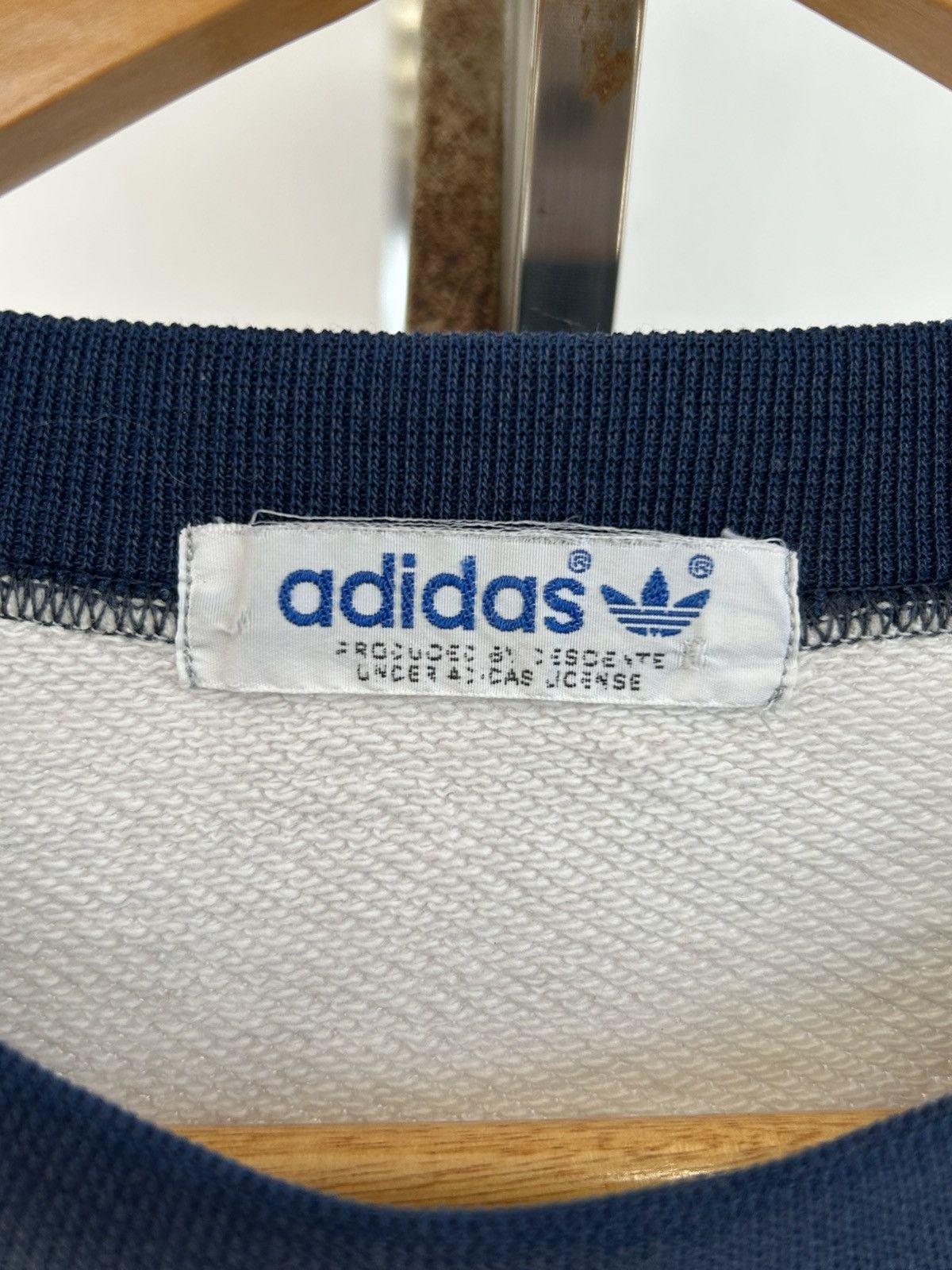 Adidas Adidas Descente 90s Sweatshirt White Blue Size US L / EU 52-54 / 3 - 4 Thumbnail