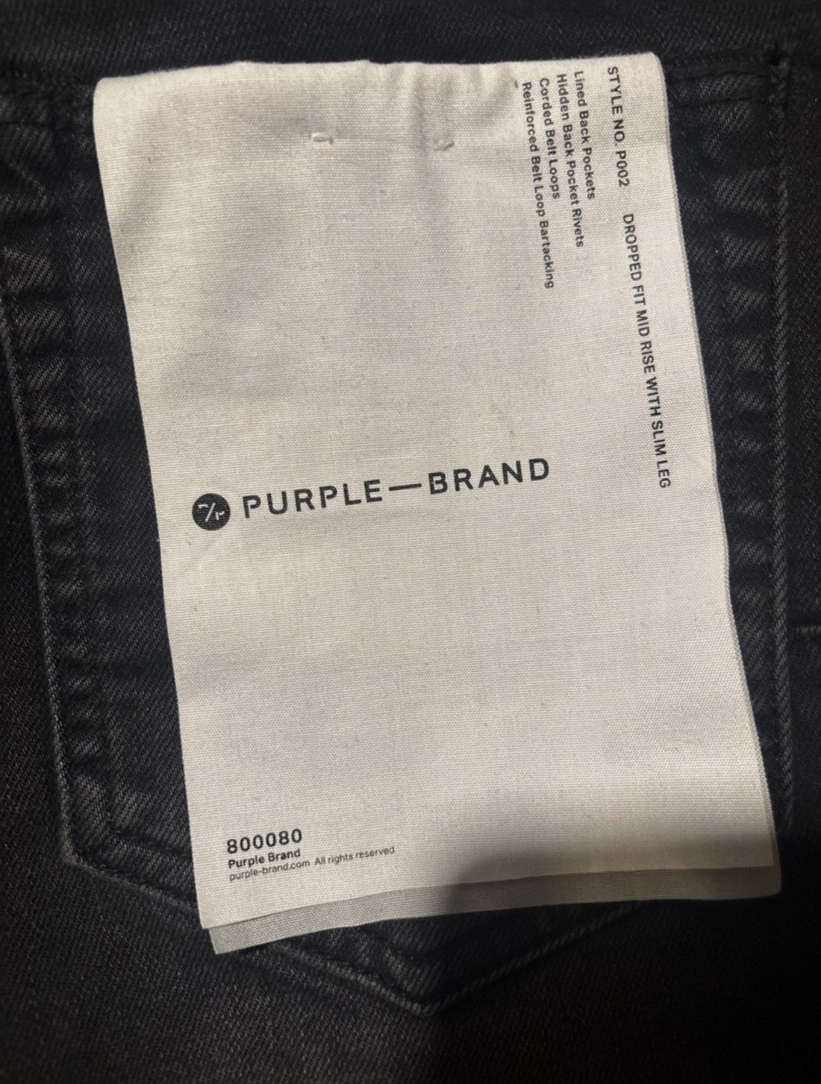 Purple Men's Purple Brand Skinny Jeans Size 33 Style P002 New Size US 33 - 4 Thumbnail