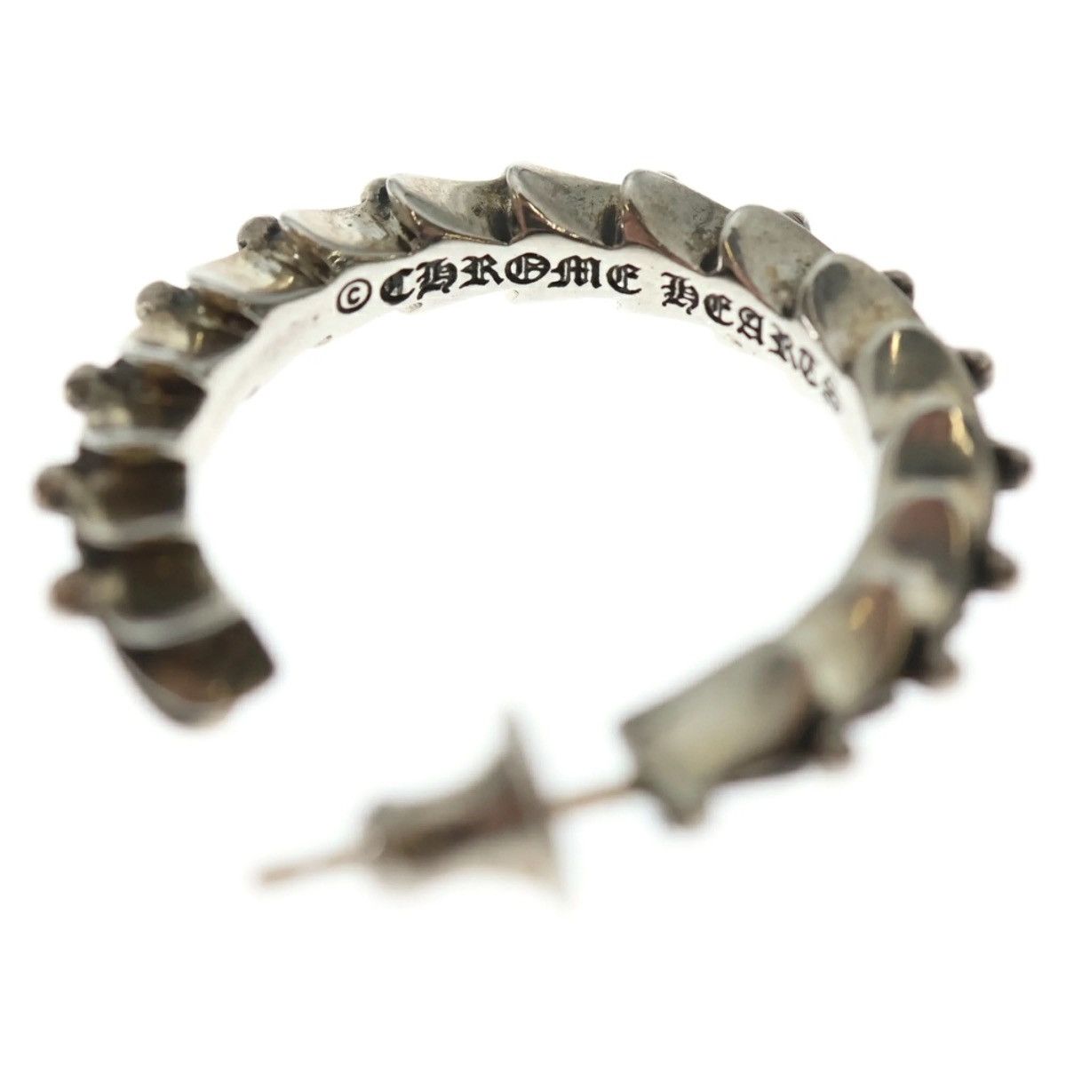 Chrome Hearts Chrome Hearts Cross tail Hoop Earring Size ONE SIZE - 5 Thumbnail