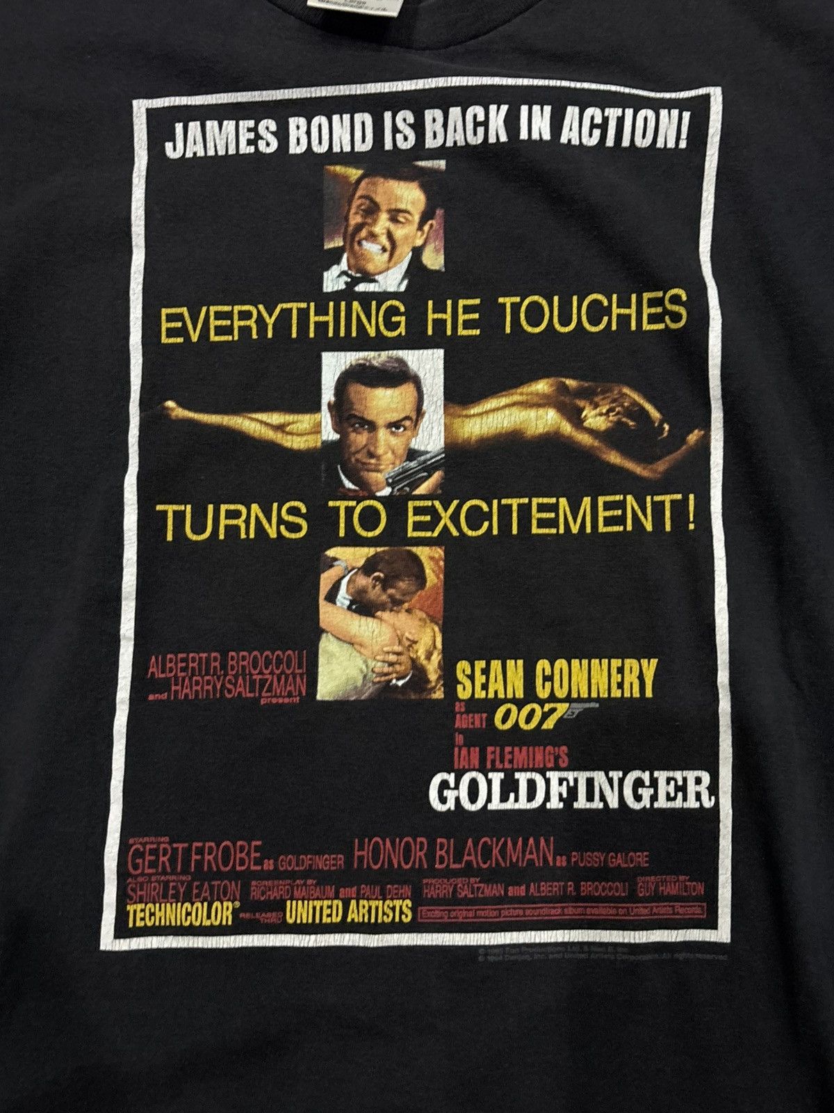 Vintage Vintage James Bond Movie 90s Size US L / EU 52-54 / 3 - 3 Thumbnail