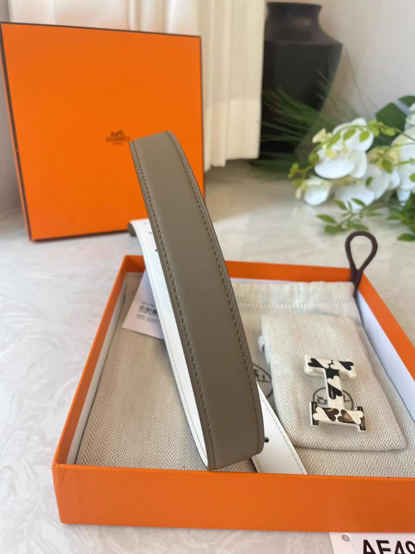 Hermes Hermès Reversible Belt 70 Z Stamp Mint Size ONE SIZE - 5 Thumbnail