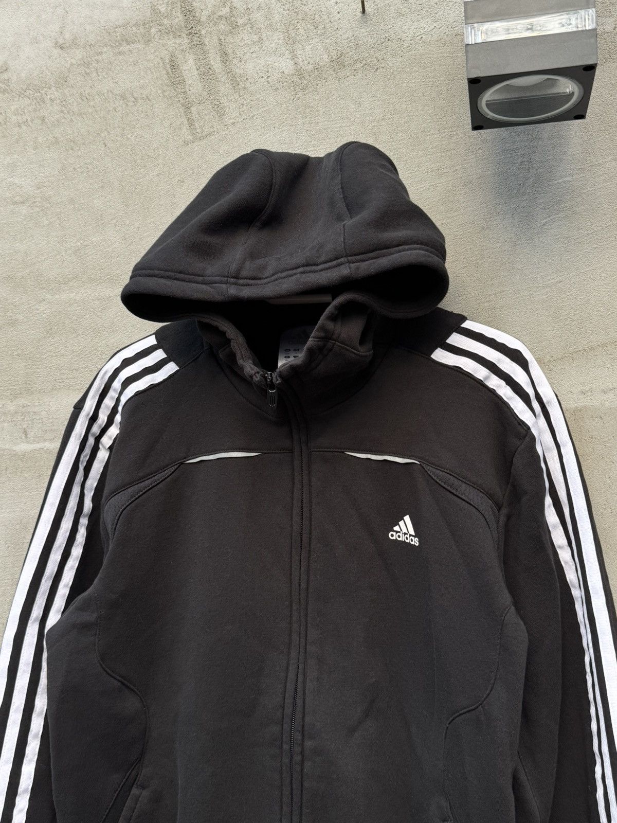 Adidas Vintage Rare Adidas Ninja Zip-Hoodie High Neck Size US M / EU 48-50 / 2 - 3 Thumbnail