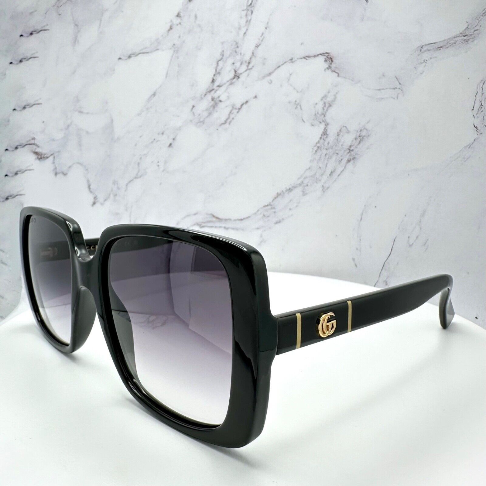 Gucci New Gucci Sunglasses Black Square Size ONE SIZE - 16 Thumbnail