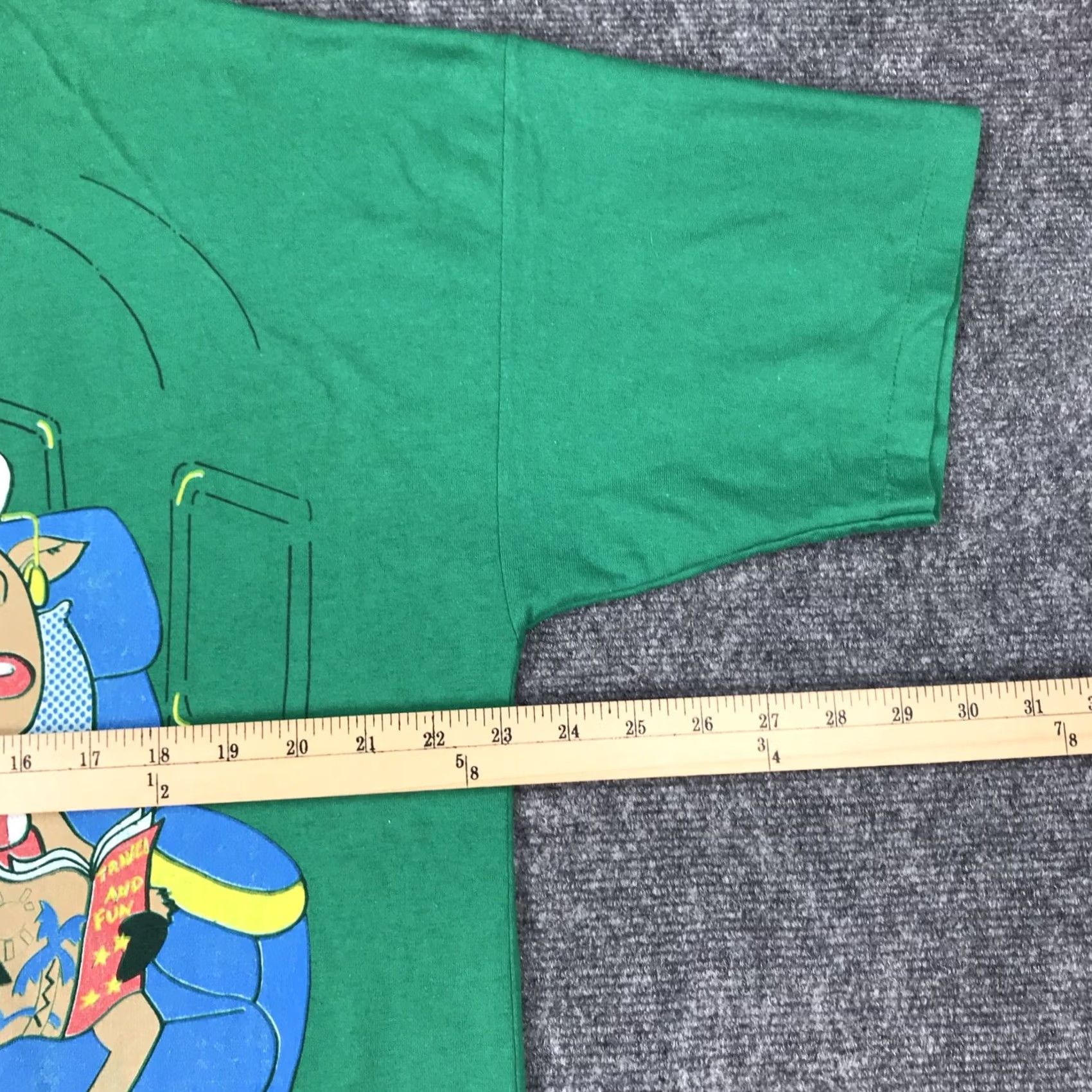 Vintage VINTAGE Kick’s Christmas Shirt One Size Mens Green Santa Reindeer Front Graphic 90s Front Graphic Christmas Holiday Tee Size US M / EU 48-50 / 2 - 6 Thumbnail