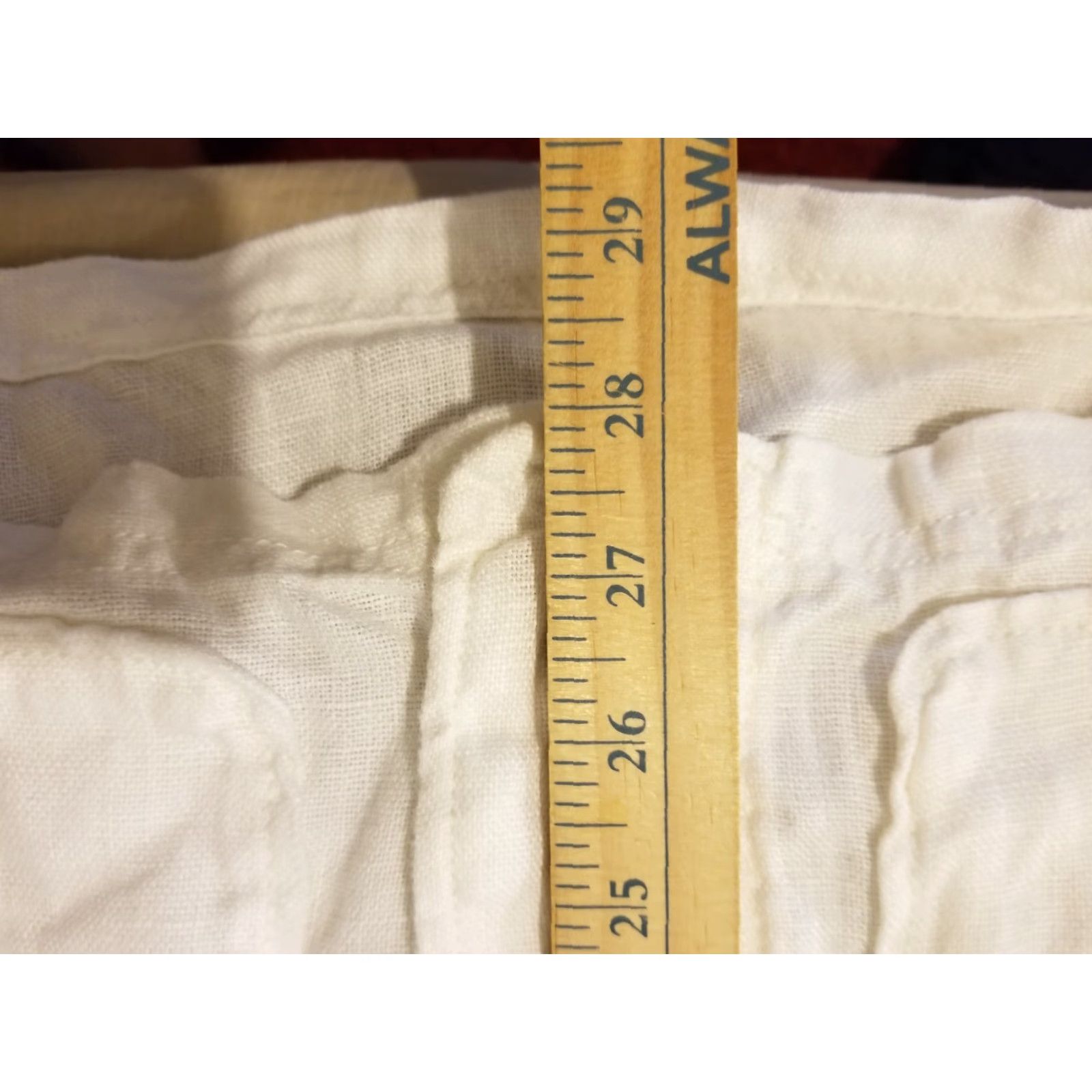 Gap Womens GAP Linen Jacket M Medium Cream Size M / US 6-8 / IT 42-44 - 7 Thumbnail