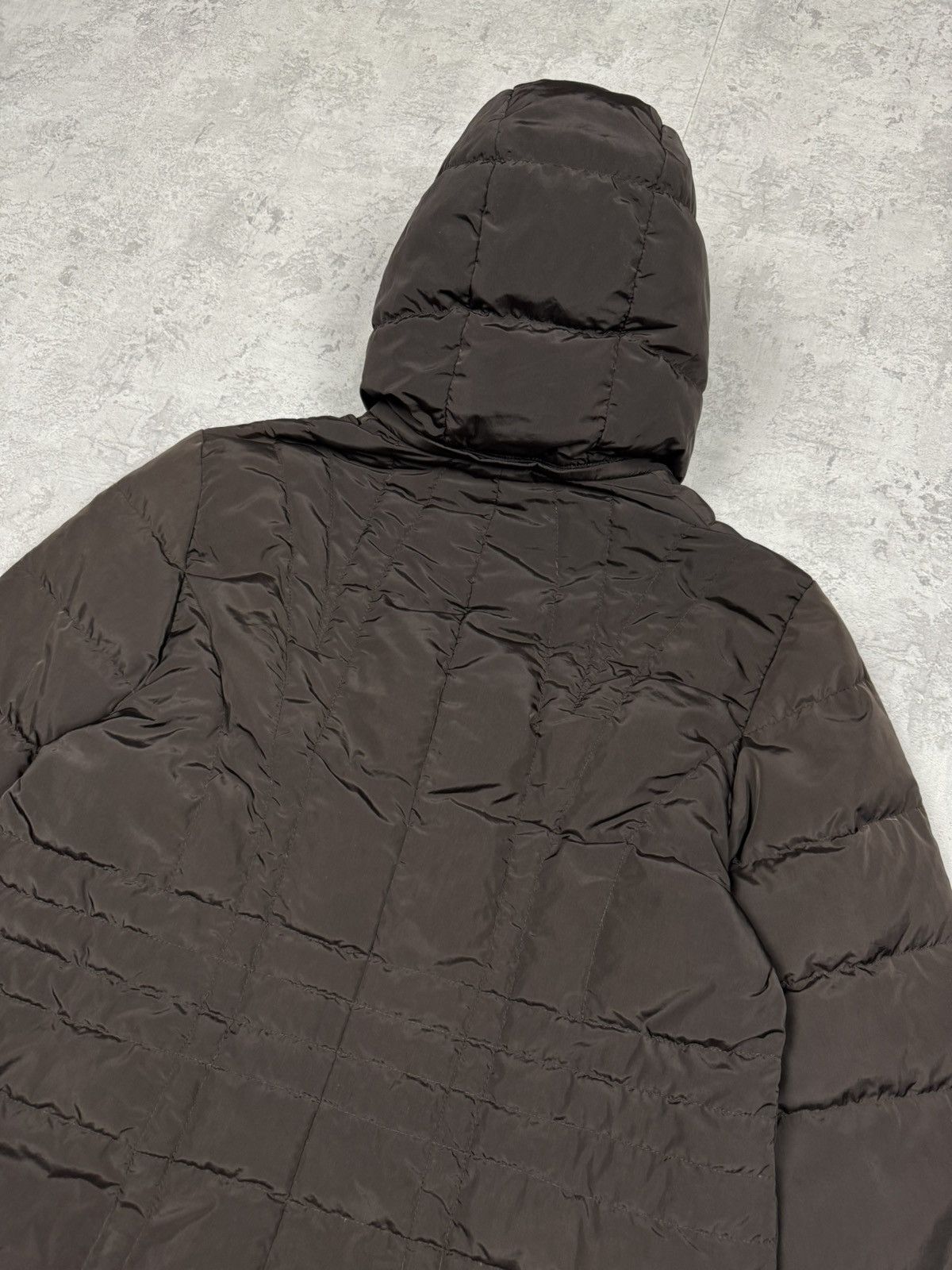 Moncler Vintage Moncler Long Jacket Coat Down Parka Nylon Size 3 Size L / US 10 / IT 46 - 17 Thumbnail