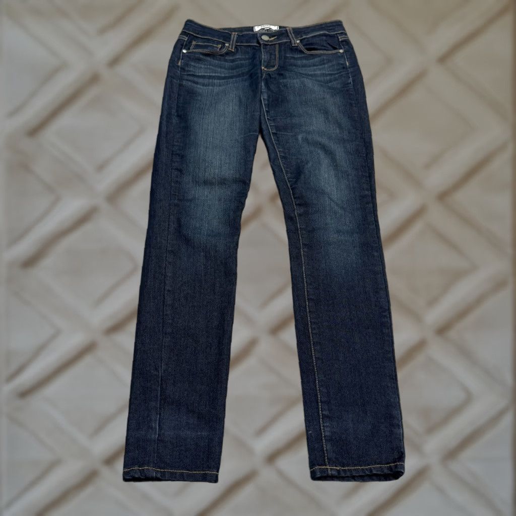 Paige VINTAGE Paige Verdugo Skinny Denim Jeans Womens 27 Blue Low Rise Stretch 29x30 Size 27" / US 4 / IT 40 - 1 Thumbnail