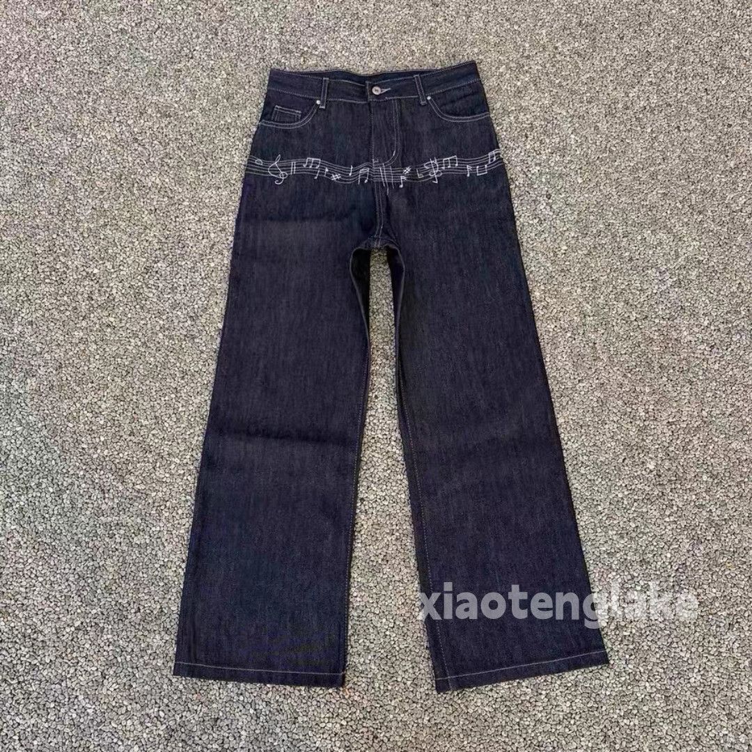 Jean xtl Louisvuitton alyx style y2k flared pattern jeans Size US 28 / EU 44 - 2 Thumbnail