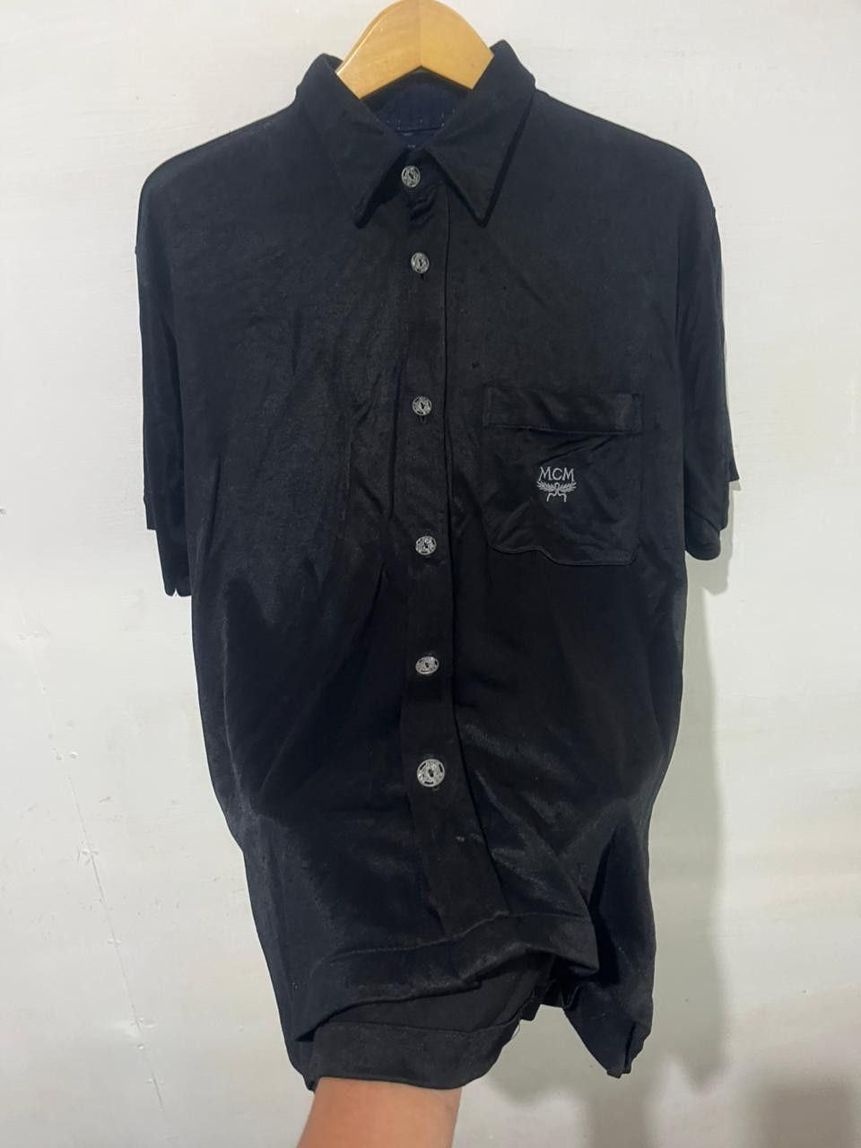 Japanese Brand RARE premium MCM Vintage Monogram Tonal Black Size US M / EU 48-50 / 2 - 3 Thumbnail