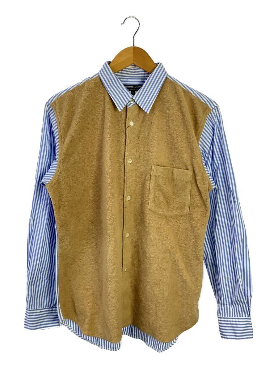 Comme des Garcons × Comme des Garcons Homme Deux Knit Panel Striped Button Shirt Size US M / EU 48-50 / 2 - 1 Thumbnail