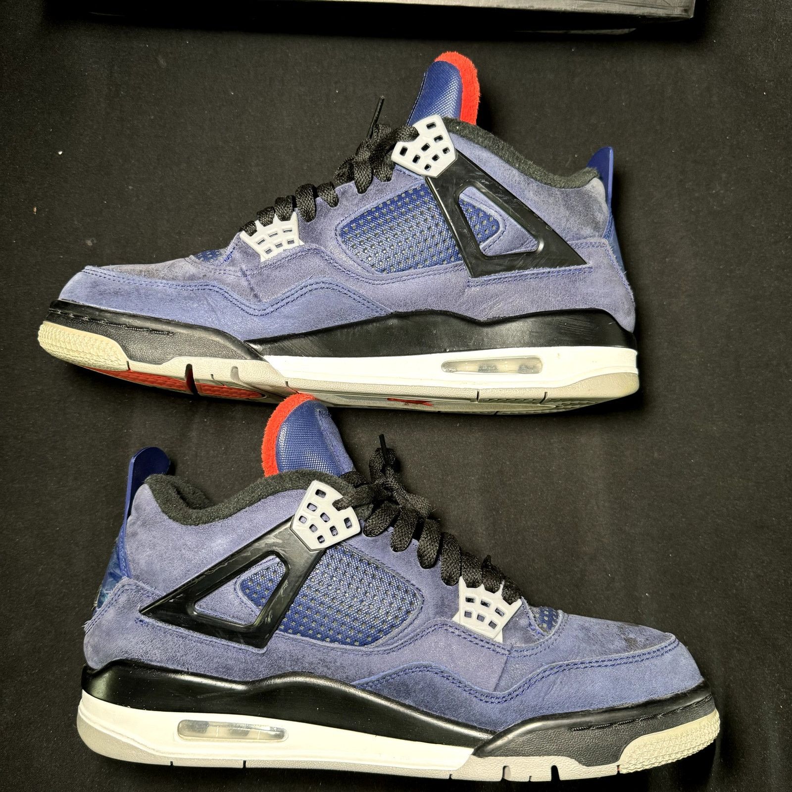 Jordan Brand × Nike Size 10 - Nike Air Jordan 4 Retro Winter Loyal Blue Shoes Size US 10 / EU 43 - 3 Thumbnail