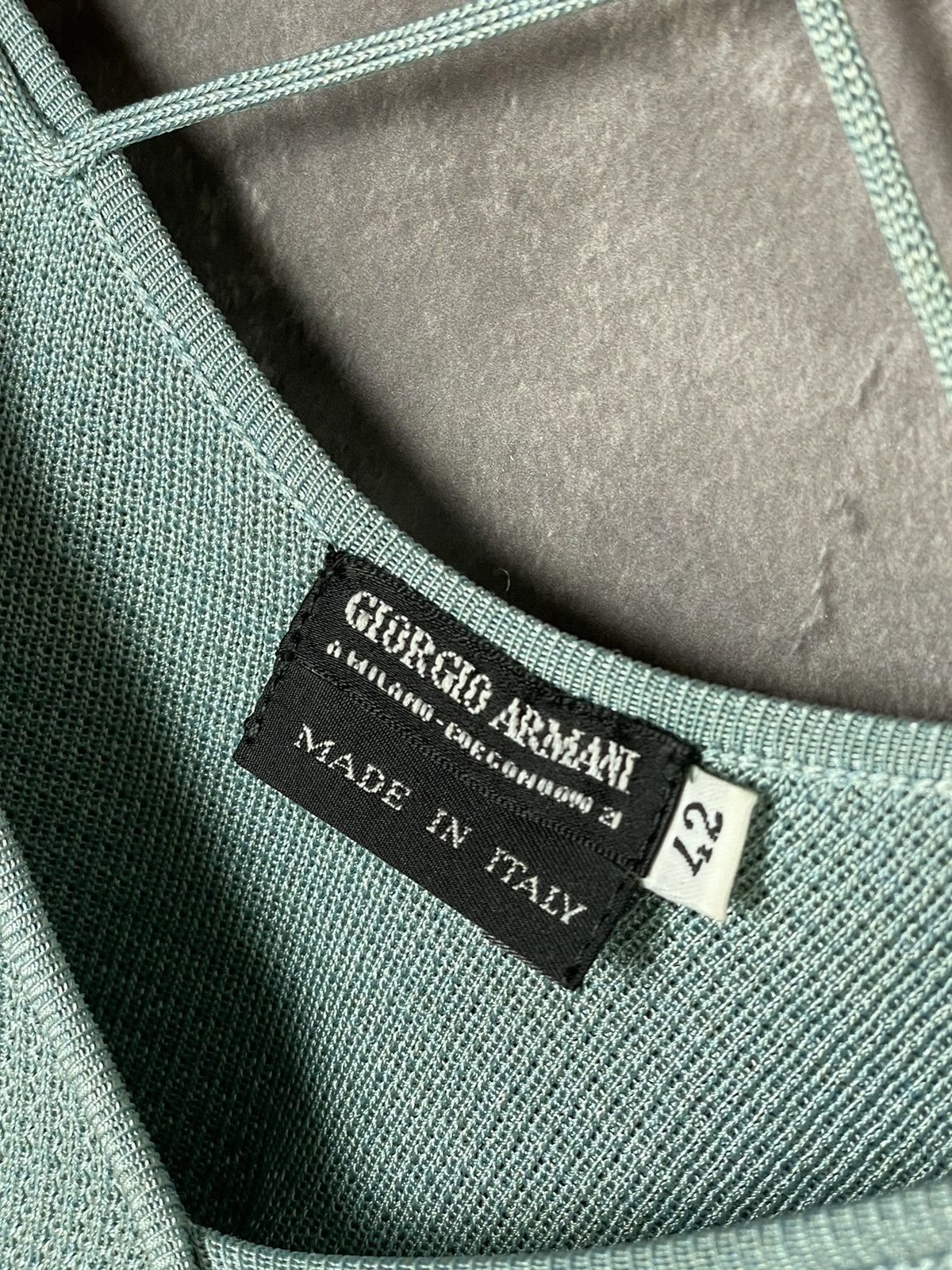 Armani × Giorgio Armani Giorgio Armani Vintage 90s Luxury Knit Sweater/ Tank Top Size M / US 6-8 / IT 42-44 - 8 Thumbnail