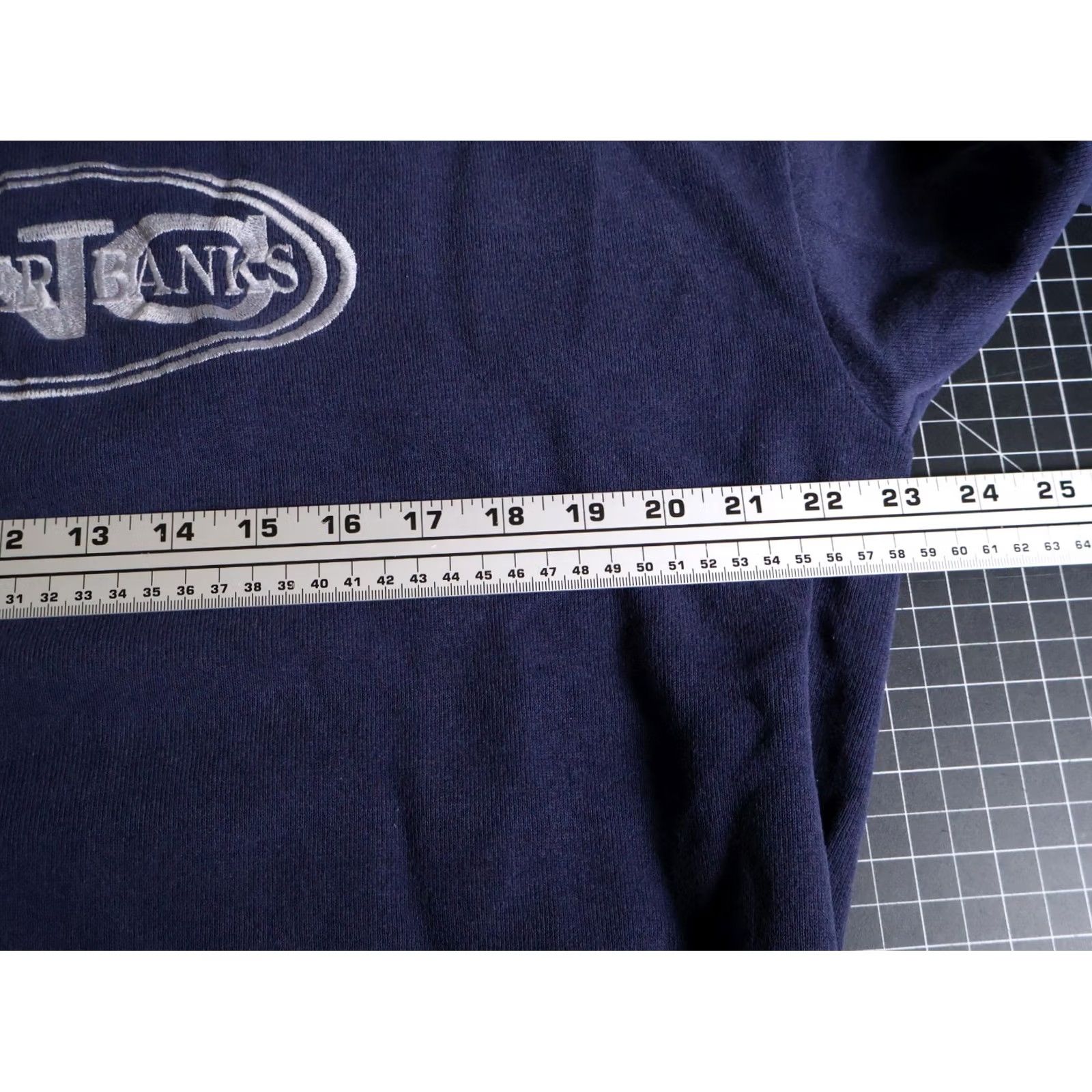 Delta VINTAGE Delta Sweatshirt Crewneck Men's Large Blue Embroidered 90s Outer Banks Pullover Cotton Blend Casual Retro City Winter Fall Spring Size US L / EU 52-54 / 3 - 5 Thumbnail