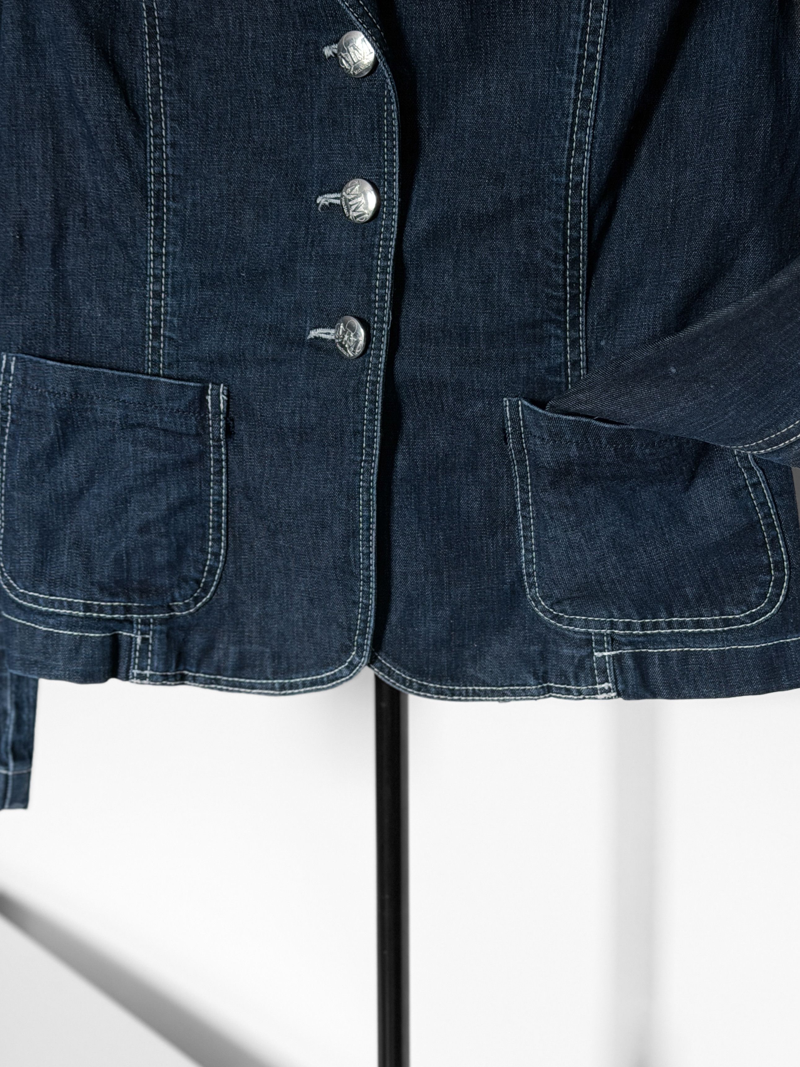 Max Mara Max Mara Vintage Women’s Denim Jacket Size M / US 6-8 / IT 42-44 - 3 Thumbnail