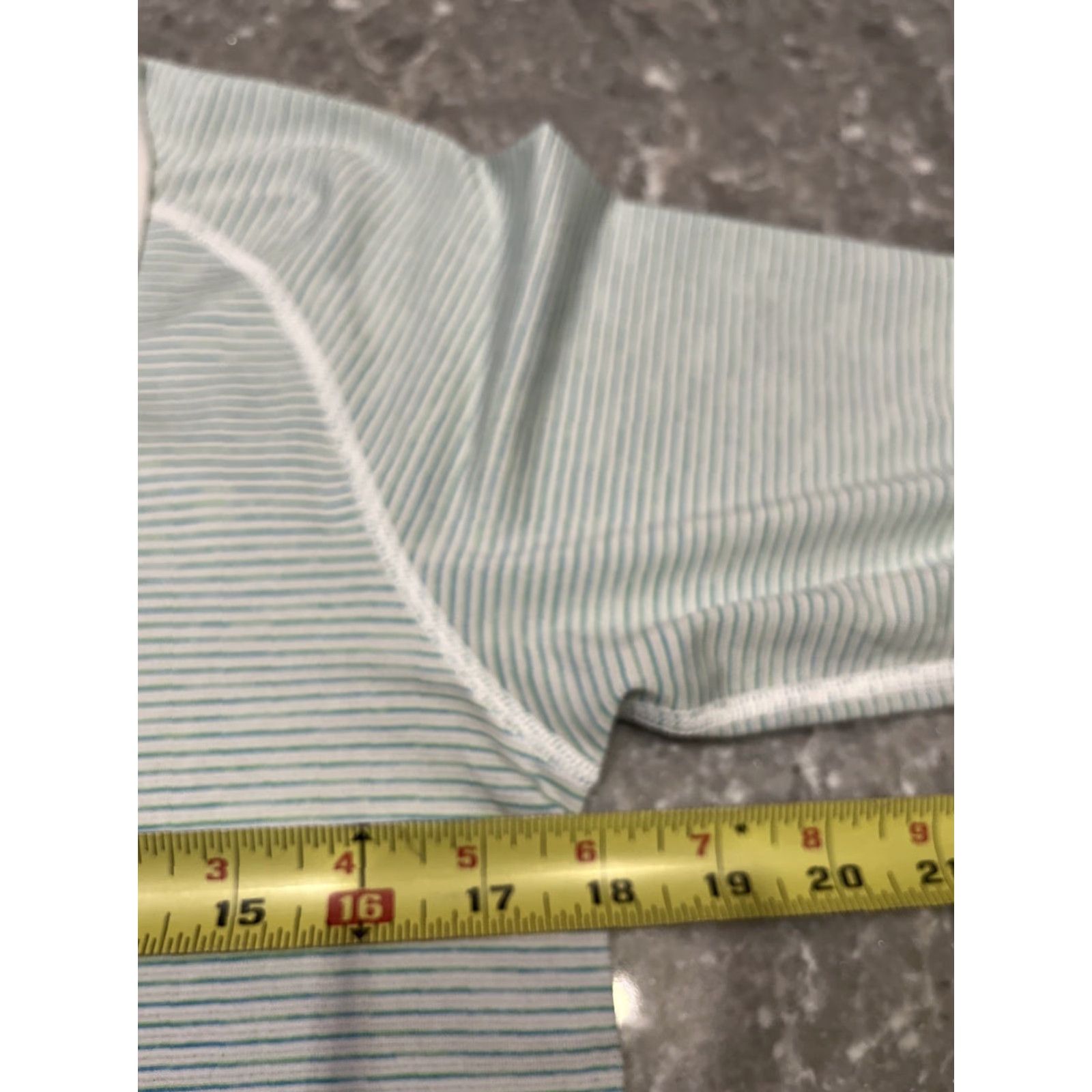 Lululemon Lululemon Polo Shirt Men Short Sleeve Button Collared Striped Green White S Multicolor Polo Shirt Mens Striped Polo S Green White Size US S / EU 44-46 / 1 - 3 Thumbnail