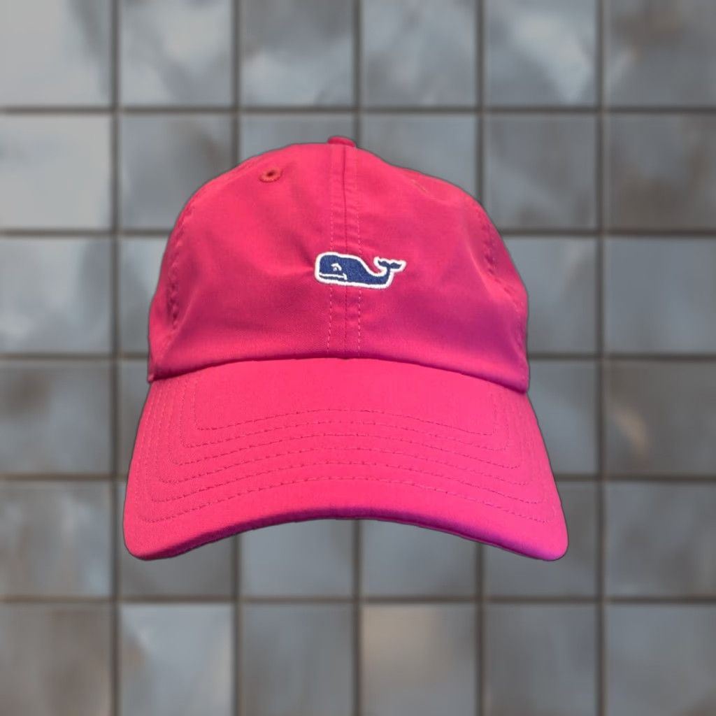 Vineyard Vines VINEYARD VINES Hat Mens One Size Pink Strapback Adjustable Whale Golf Tennis Baseball Cap Size ONE SIZE - 1 Thumbnail
