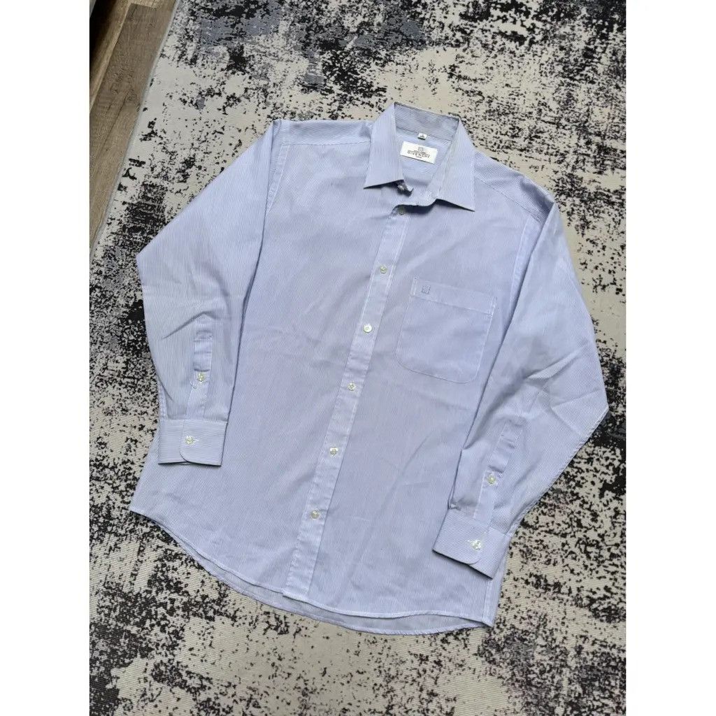 Givenchy Givenchy Shirt Blue Size fit L Size US L / EU 52-54 / 3 - 2 Thumbnail