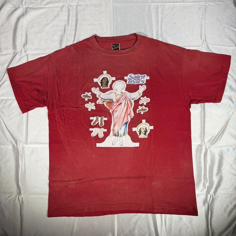 Saint Michael Saint Michael Religious letters red short sleeves Size US XL / EU 56 / 4 - 1 Thumbnail