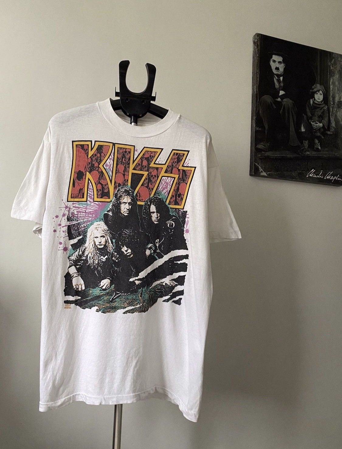 Band Tees × KISS × Vintage KISS 1992 Revenge Vintage Tour T Shirt Size US XL / EU 56 / 4 - 1 Thumbnail