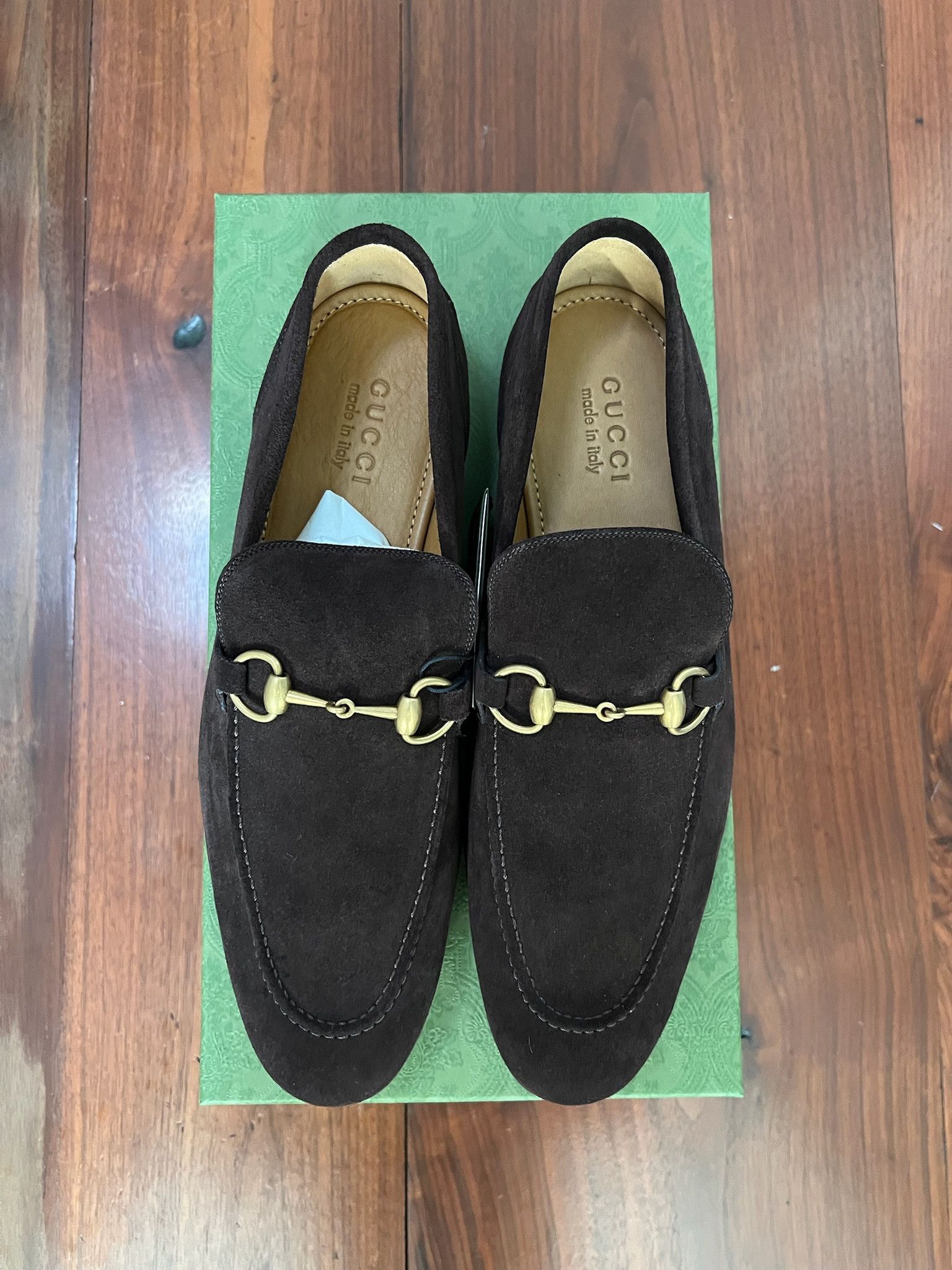 Gucci Men's Jordaan Moc Suede Size US 10 / EU 43 - 4 Thumbnail