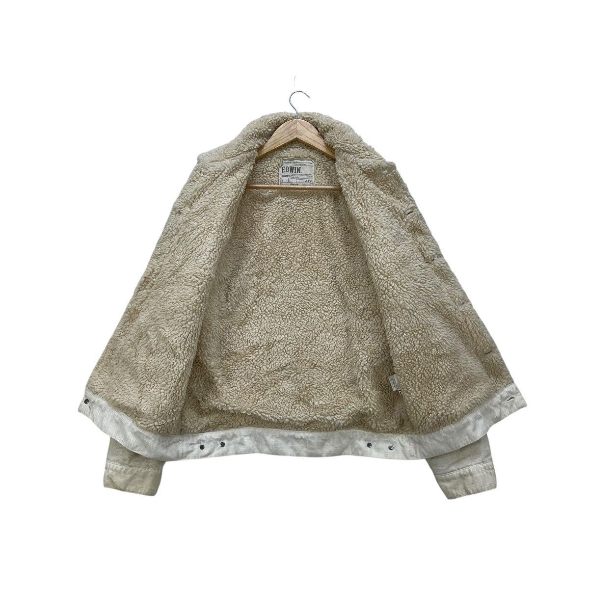 Edwin 💥Vintage Edwin Corduroy Blanket Shearling Jacket Size US S / EU 44-46 / 1 - 3 Thumbnail