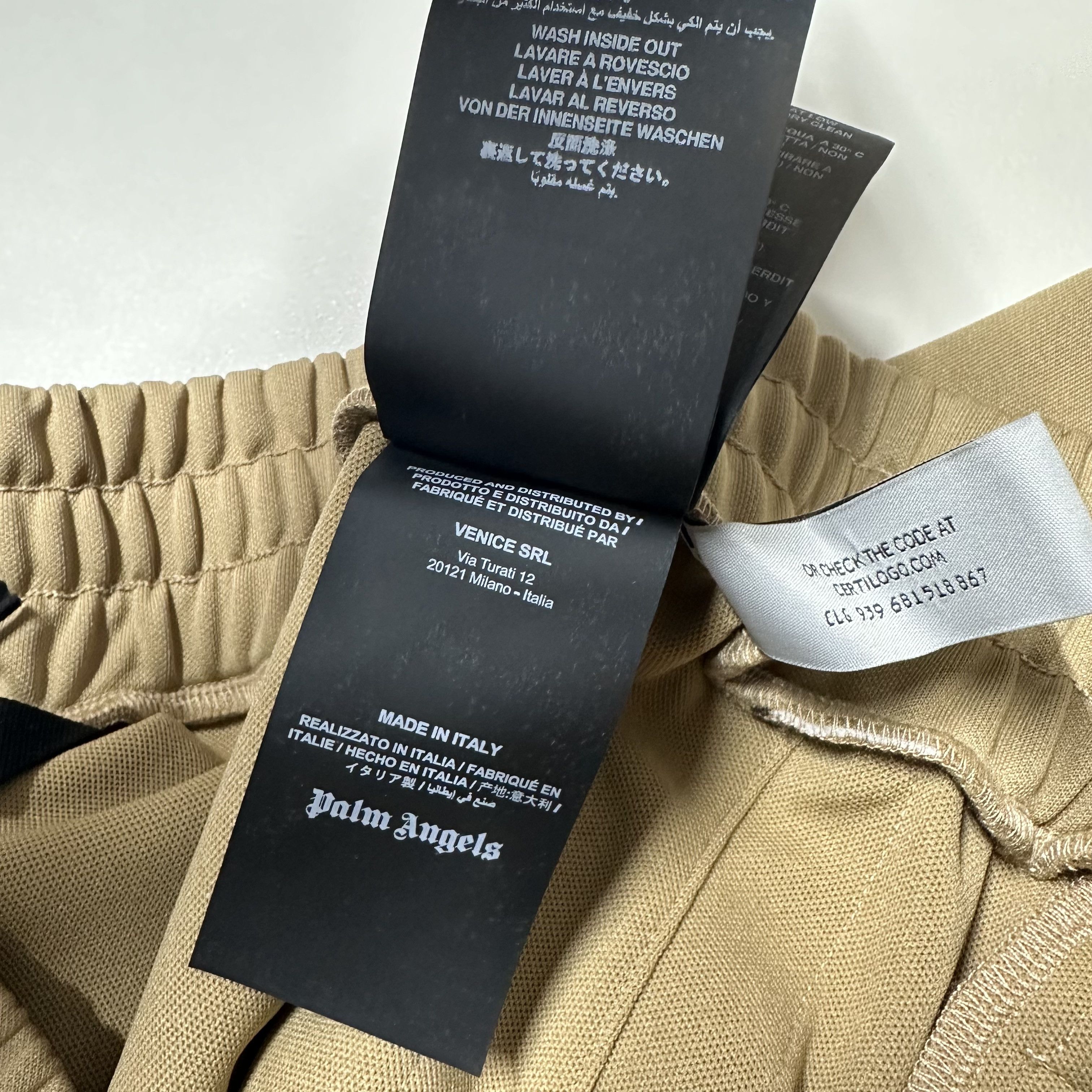 Palm Angels Palm Angels Track mens shorts size XL X-Large khaki w 36 35 Size US 36 / EU 52 - 6 Thumbnail