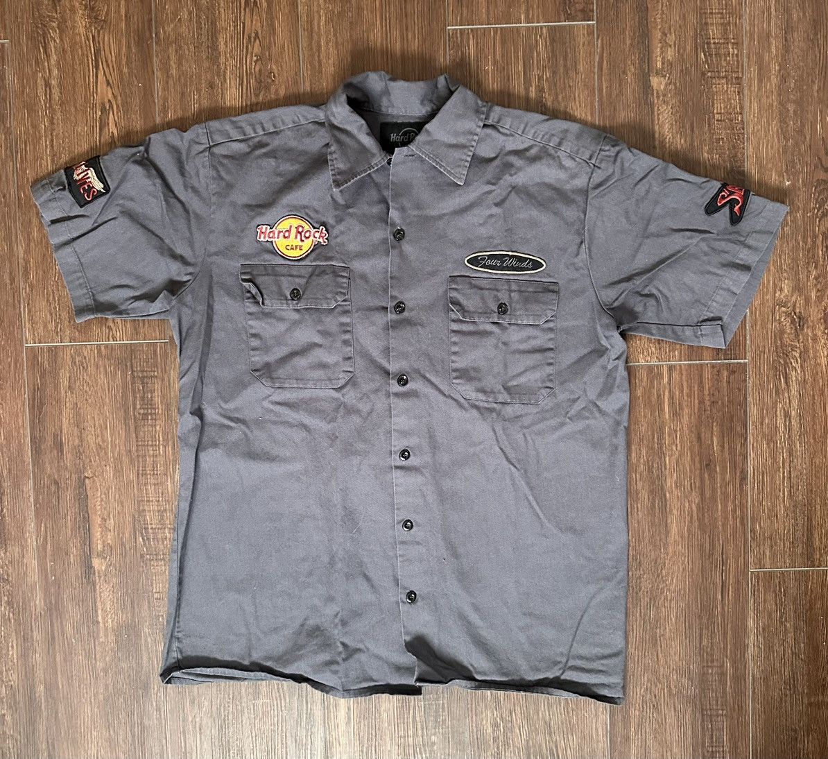 Hard Rock Cafe Vintage Hard Rock Cafe Button up Size US L / EU 52-54 / 3 - 1 Thumbnail