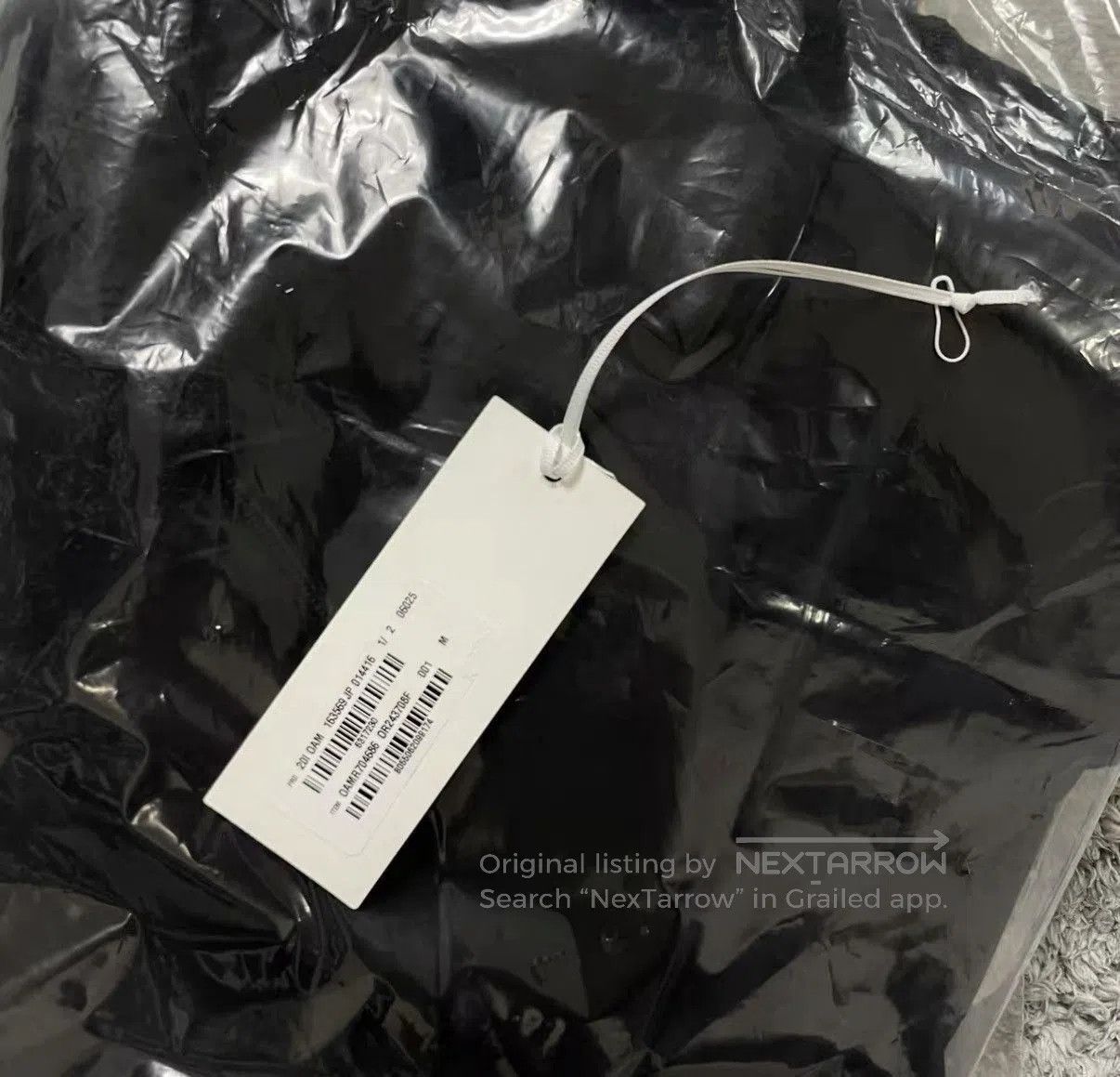 OAMC Black Graphic Print Hoodie with Kangaroo Pocket. Size US M / EU 48-50 / 2 - 7 Thumbnail