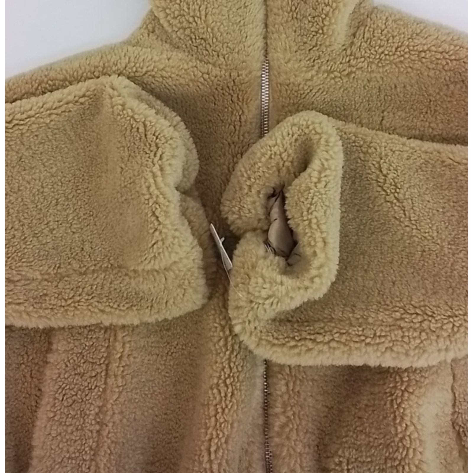 Free People Free People Sherpa Jacket Women's S Tan Brown Cropped NWT Size S / US 4 / IT 40 - 6 Thumbnail