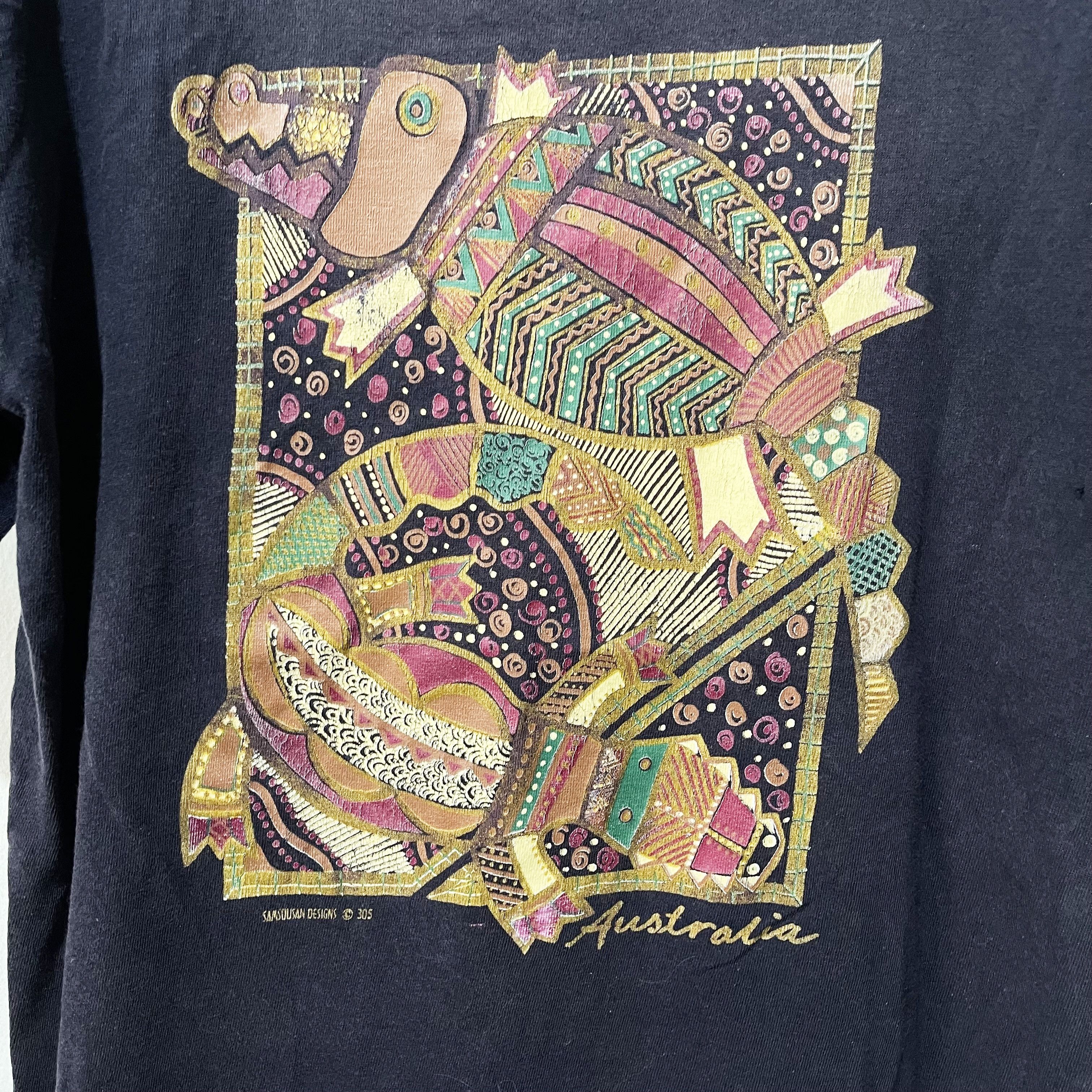 Vintage Vintage 90s Australian Aboriginal Shirt Size US M / EU 48-50 / 2 - 2 Thumbnail
