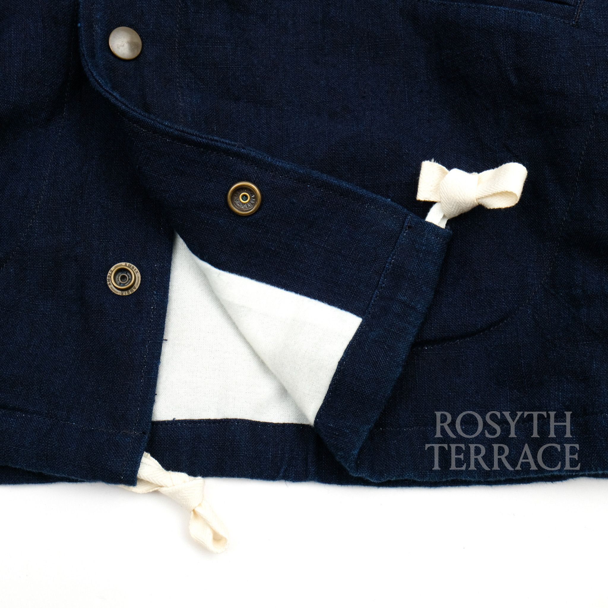 Japanese Brand 【NATURAL HIKING CLUB / NHC INDIGO LINEN COACH JKT / SIZE S】 Size US S / EU 44-46 / 1 - 3 Thumbnail