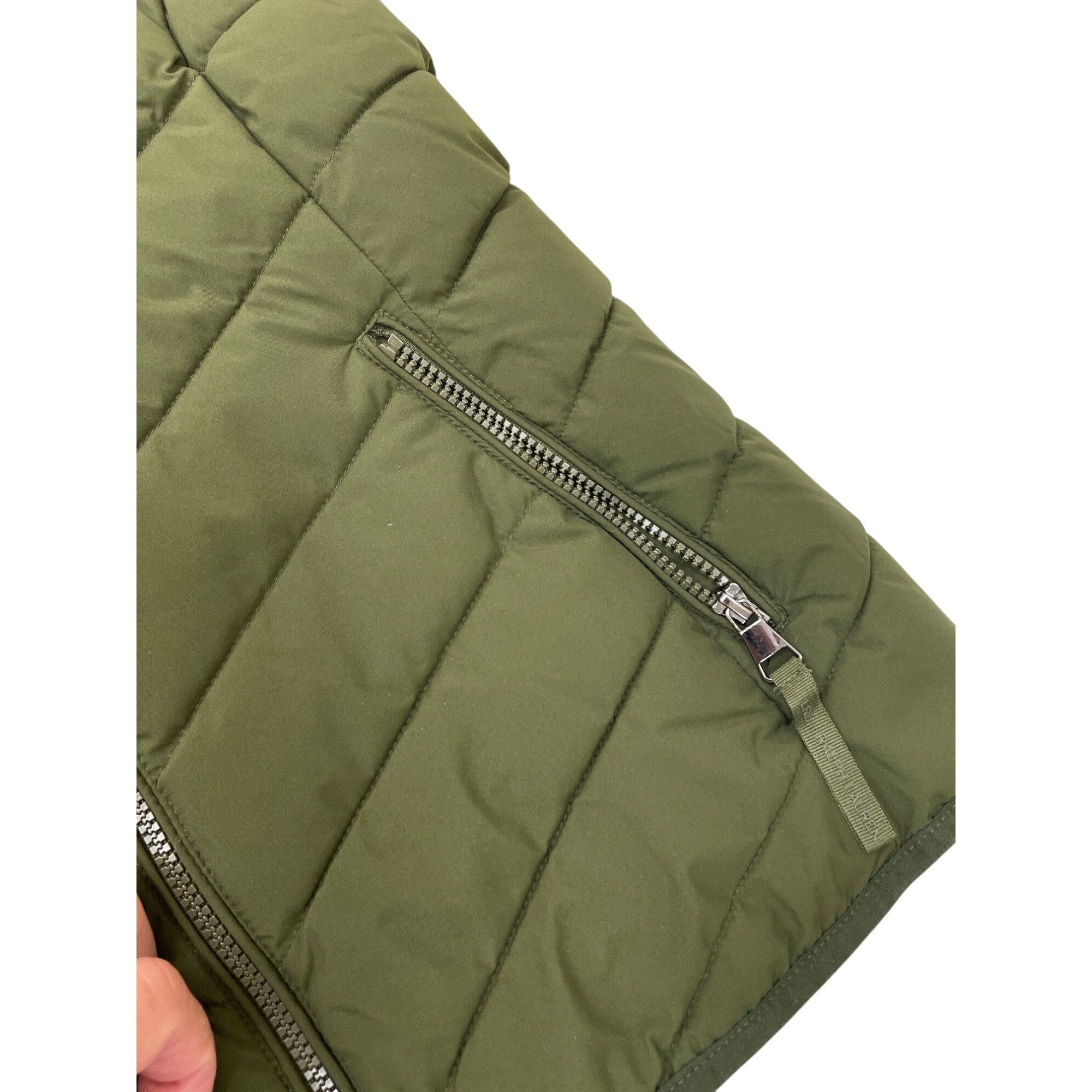 Lauren Ralph Lauren Ralph Lauren Lauren Womens Hooded Green Quilted Puffer Vest Size S / US 4 / IT 40 - 4 Thumbnail